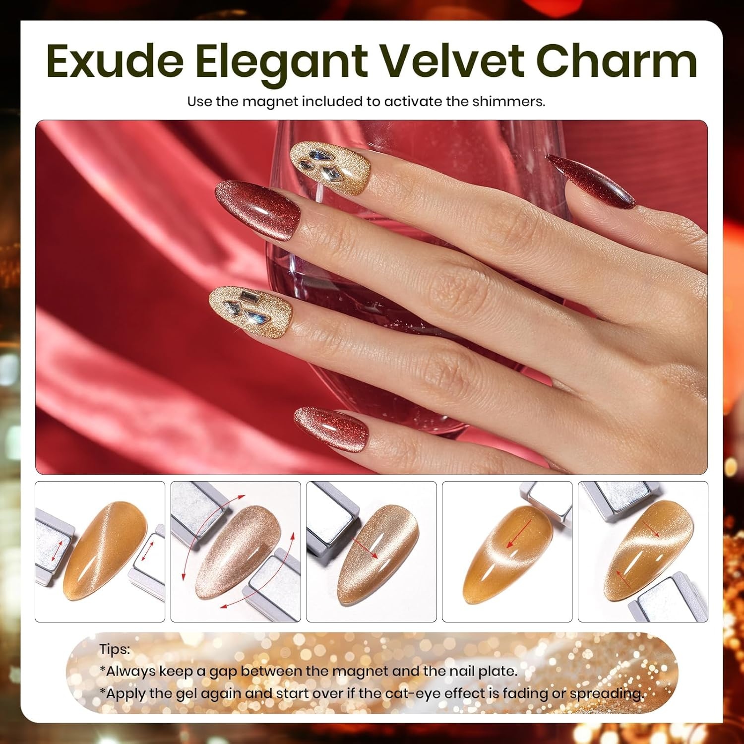 image:imageBeetles Purple Gel Nail Polish Set 6 Colors Spring Glitter Pink Milky White Romantic Garden Collection Gel Polish Soak Off Uv Led Lamp Cured Diy Manicure for Women006 Colors Urban Grace Cat Eye