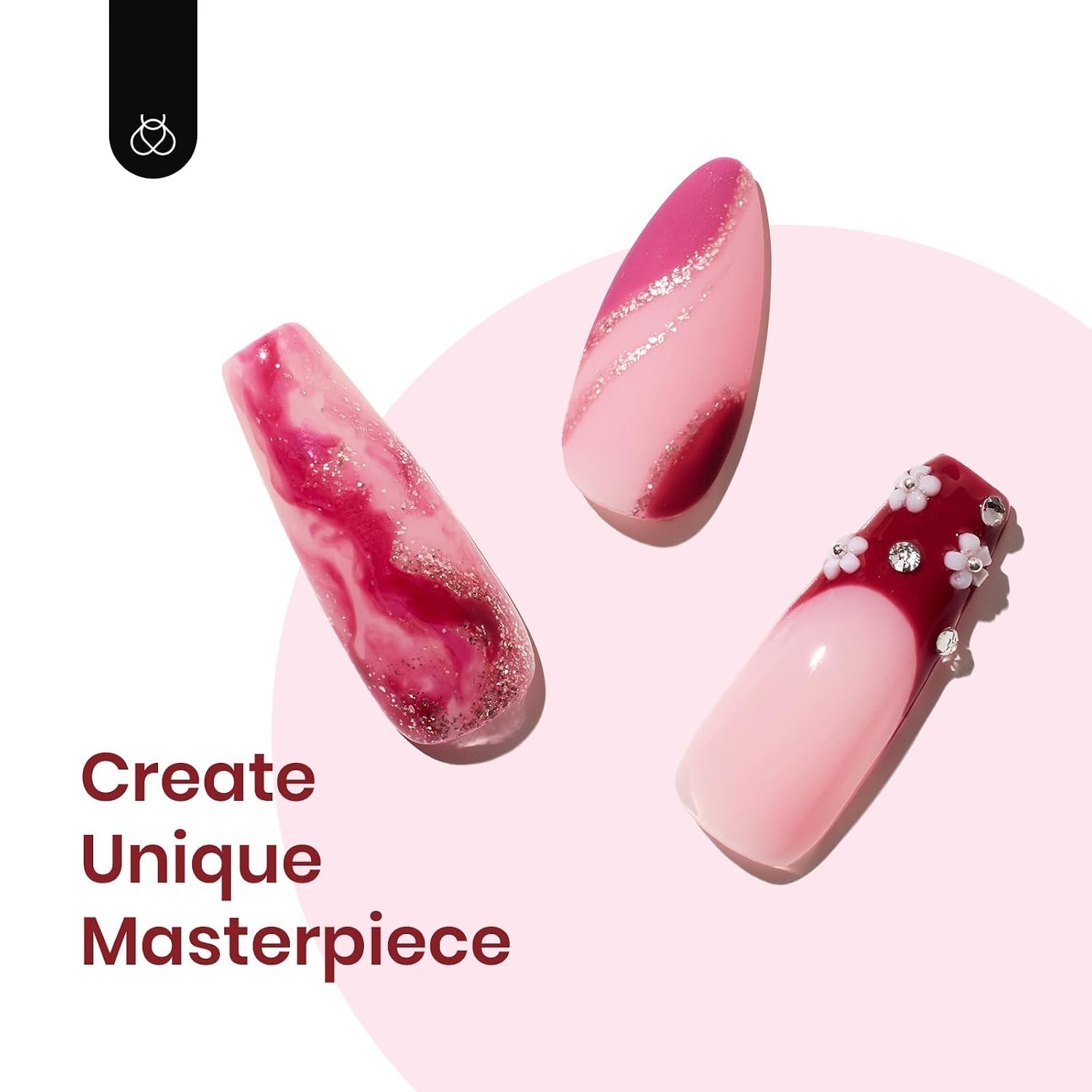 image:imagebeetles Summer Gel Polish Set 6 Colors Purple Blue Gel Nail Polish Red Green Gel Polish Set Manicure Nail Art DIY Home for Women Nails0006 Colors Silent Flower