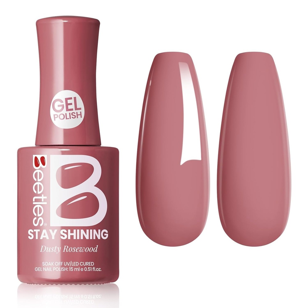 image:imageBeetles Pink Gel Polish 15ML051Fl Oz Pink Gel Nail Polish Same Color Same Bottle STAY SHINING Series Soak Off UV LED Lamp Spring Nails Art LongLasting Manicure Salon DIY Home Nails