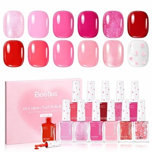 Beetles Mirror Nail Polish Set – Metallic Muse 6 Colors, High Gloss & Quick-Drying Metallic Nail Polish Set, Long-Lasting Air Dry Home DIY Perfect Nail Art Spring Gift for Women(0-Love’s Prism)