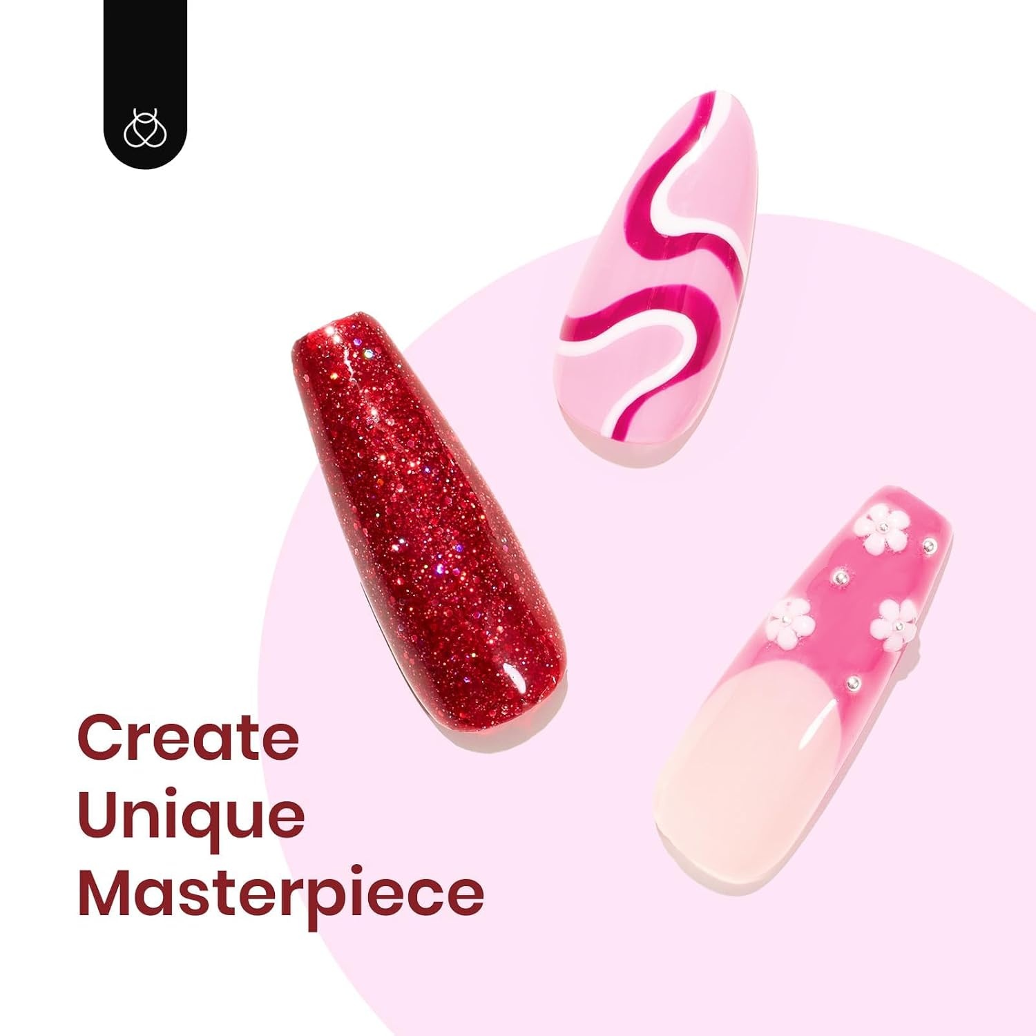 image:imageBeetles Gel Nail Polish 6 Colors Pink Purple Burgundy Red Plum Glitter Gel Polish Ruby Sonatas Collection Soak Off Uv Lamp Cured Nail Art Design Nails Gift for Women DIY Manicure0006 Colors Ruby Sonatas