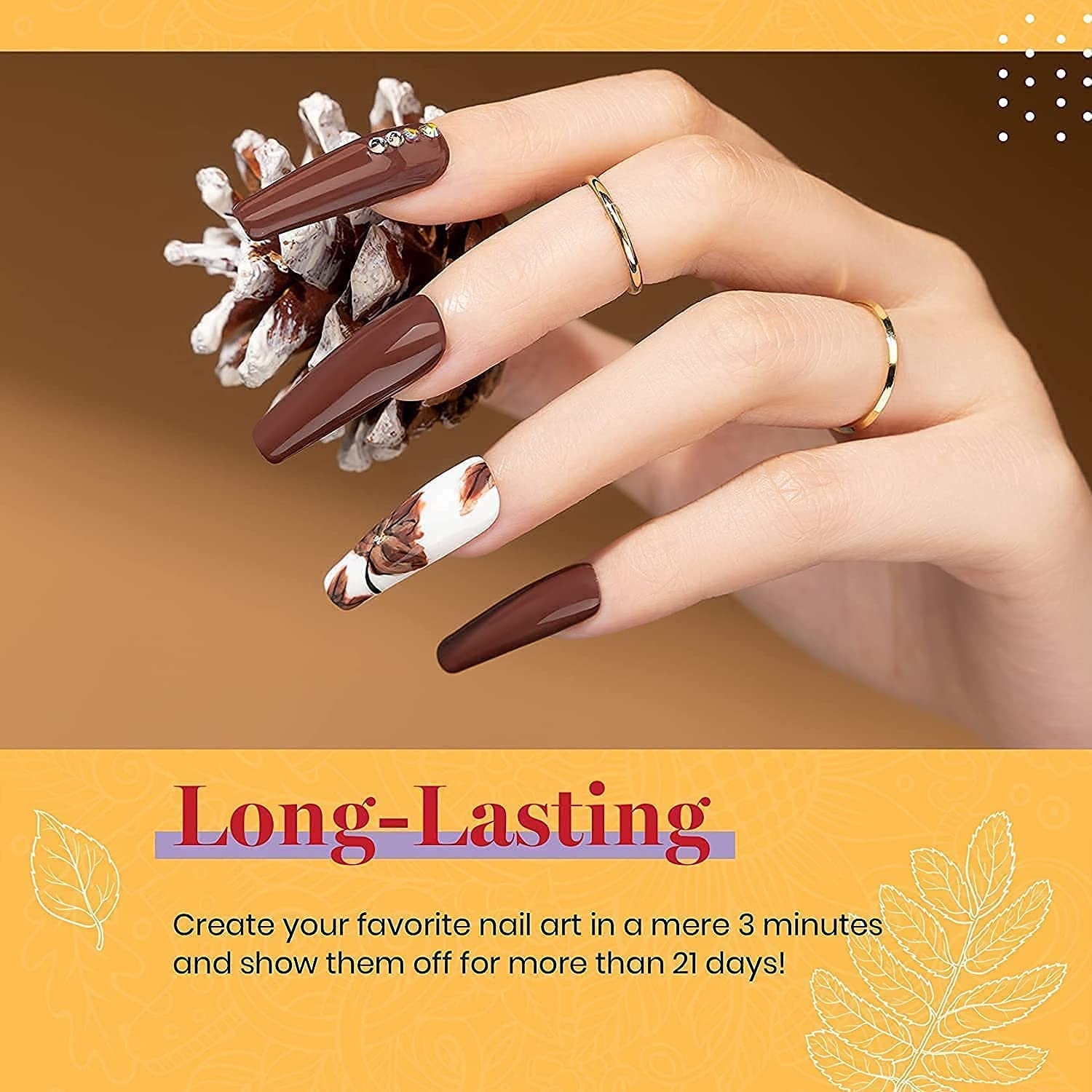 image:imageBeetles Gel Nail Polish 6 Colors Pink Purple Burgundy Red Plum Glitter Gel Polish Ruby Sonatas Collection Soak Off Uv Lamp Cured Nail Art Design Nails Gift for Women DIY Manicure00Candy Corn