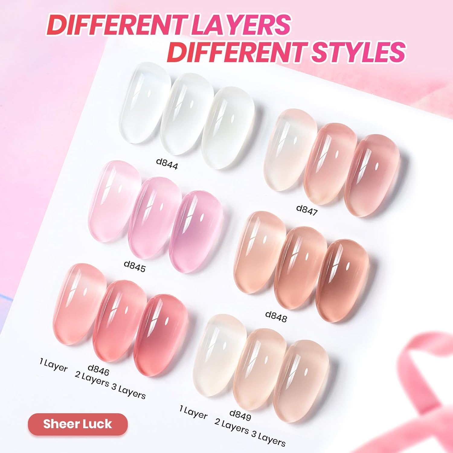image:imageBeetles Gel Nail Polish 6 Colors Pink Purple Burgundy Red Plum Glitter Gel Polish Ruby Sonatas Collection Soak Off Uv Lamp Cured Nail Art Design Nails Gift for Women DIY Manicure00Romantic Rose