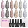 0-0-6 Colors Diamond Shine Gel Polish