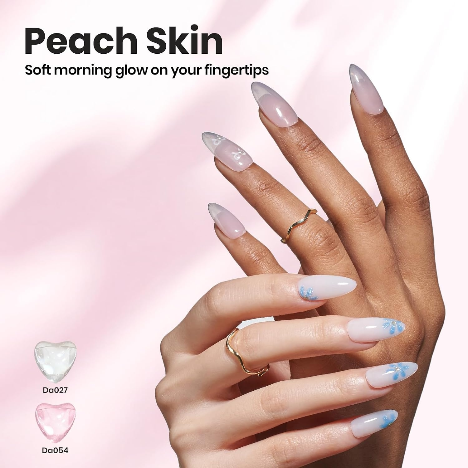 image:imageBeetles Builder Gel for Nails HEMAFree 15 ML 7 in 1 Pink Glitter Builder Nail Gel for Nail Instant Apex amp Nail Extension Builder Strengthening Nail Art Design for Beginner WomenUV amp LED Lamp NeededB Clear Sheer Pink HEMAFree 2 x 10 mL