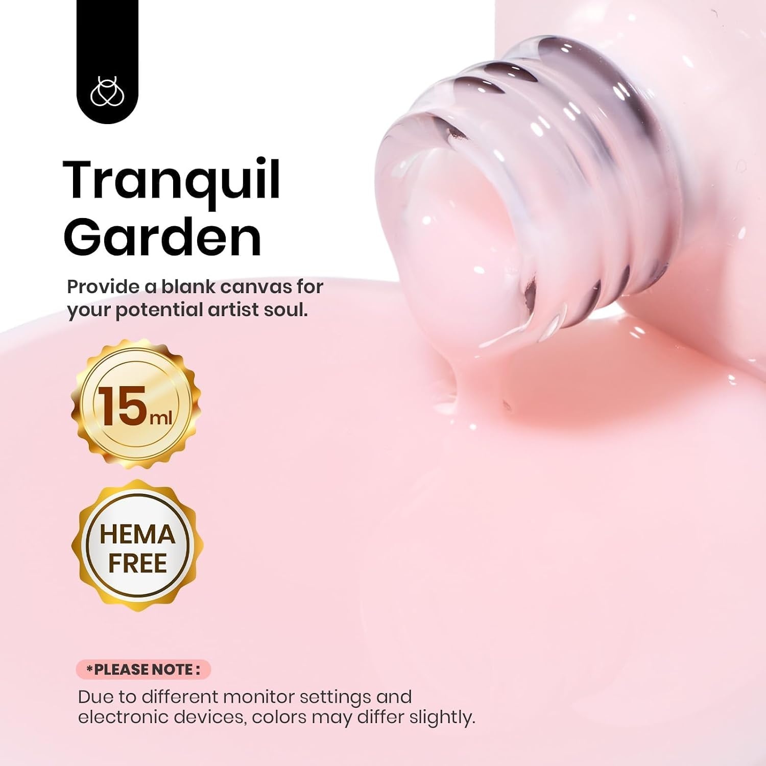 image:imageBeetles Builder Gel for Nails HEMAFree 15 ML 7 in 1 Pink Glitter Builder Nail Gel for Nail Instant Apex amp Nail Extension Builder Strengthening Nail Art Design for Beginner WomenUV amp LED Lamp NeededB Nude Light Pink HEMAFree 15 mL