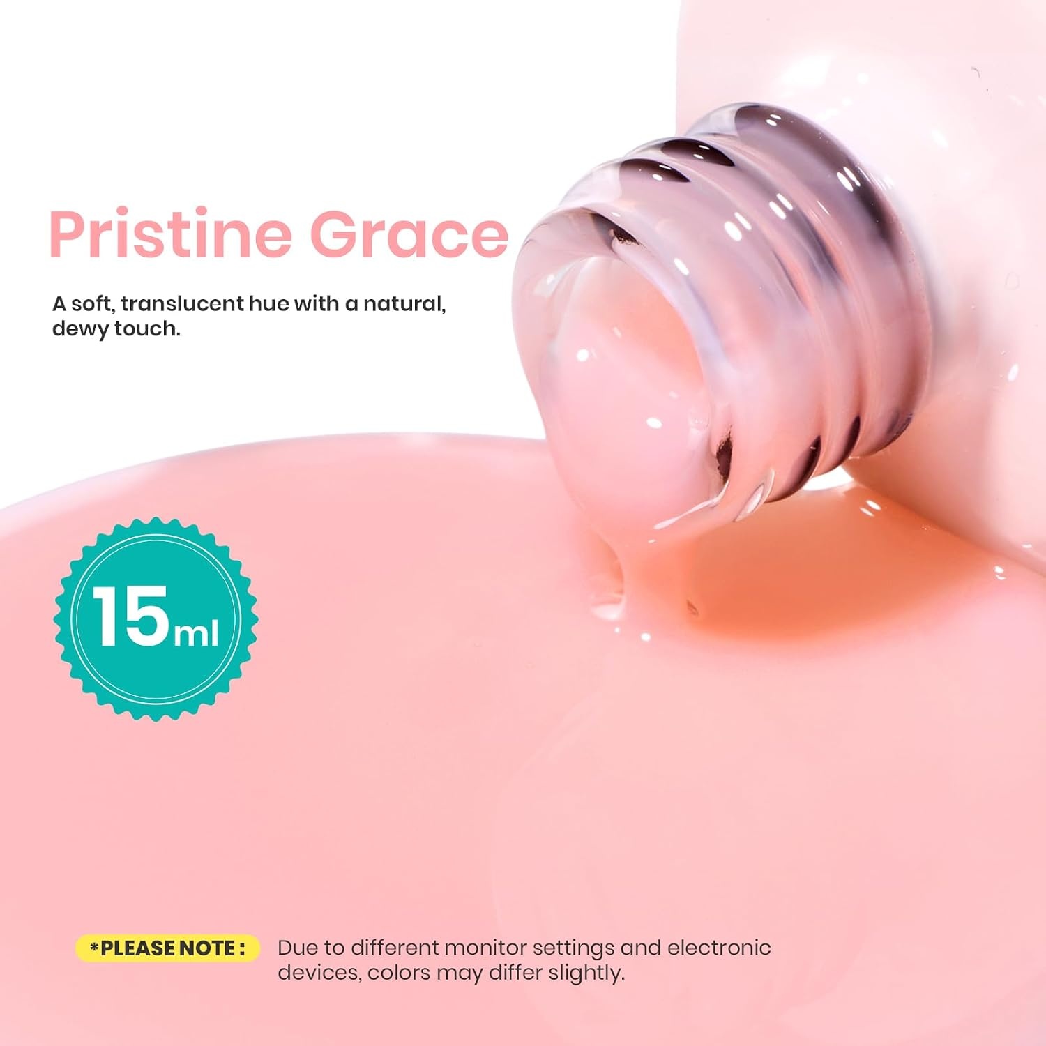 image:imageBeetles Builder Gel for Nails HEMAFree 15 ML 7 in 1 Pink Glitter Builder Nail Gel for Nail Instant Apex amp Nail Extension Builder Strengthening Nail Art Design for Beginner WomenUV amp LED Lamp NeededB Nude Pink HEMAFree 15 mL