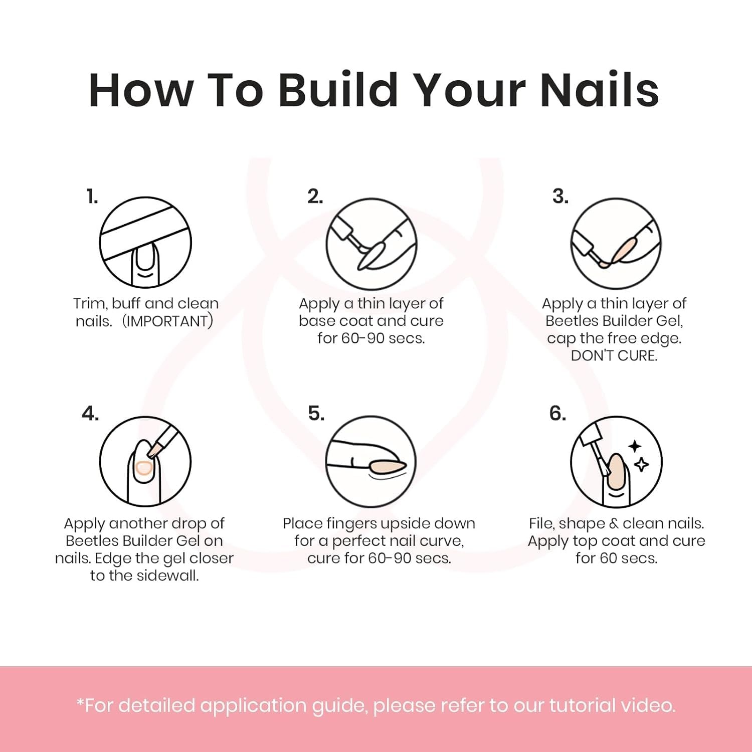 image:imageBeetles Builder Gel for Nails HEMAFree 15 ML 7 in 1 Pink Glitter Builder Nail Gel for Nail Instant Apex amp Nail Extension Builder Strengthening Nail Art Design for Beginner WomenUV amp LED Lamp NeededA4Glitter Light Pink