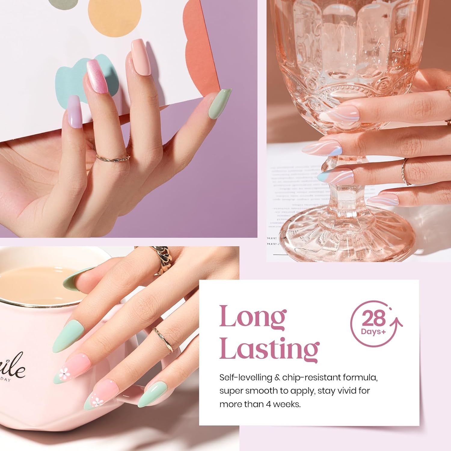image:imageBeetles Gel Nail Polish Set 20 Colors Yellow Orange Burgundy Red Brown Black Green Gel Nail Polish Kit with Glossy Matte Gel Top Base Coat Soak Off Uv Manicure Gift for Women001Healing Elixir