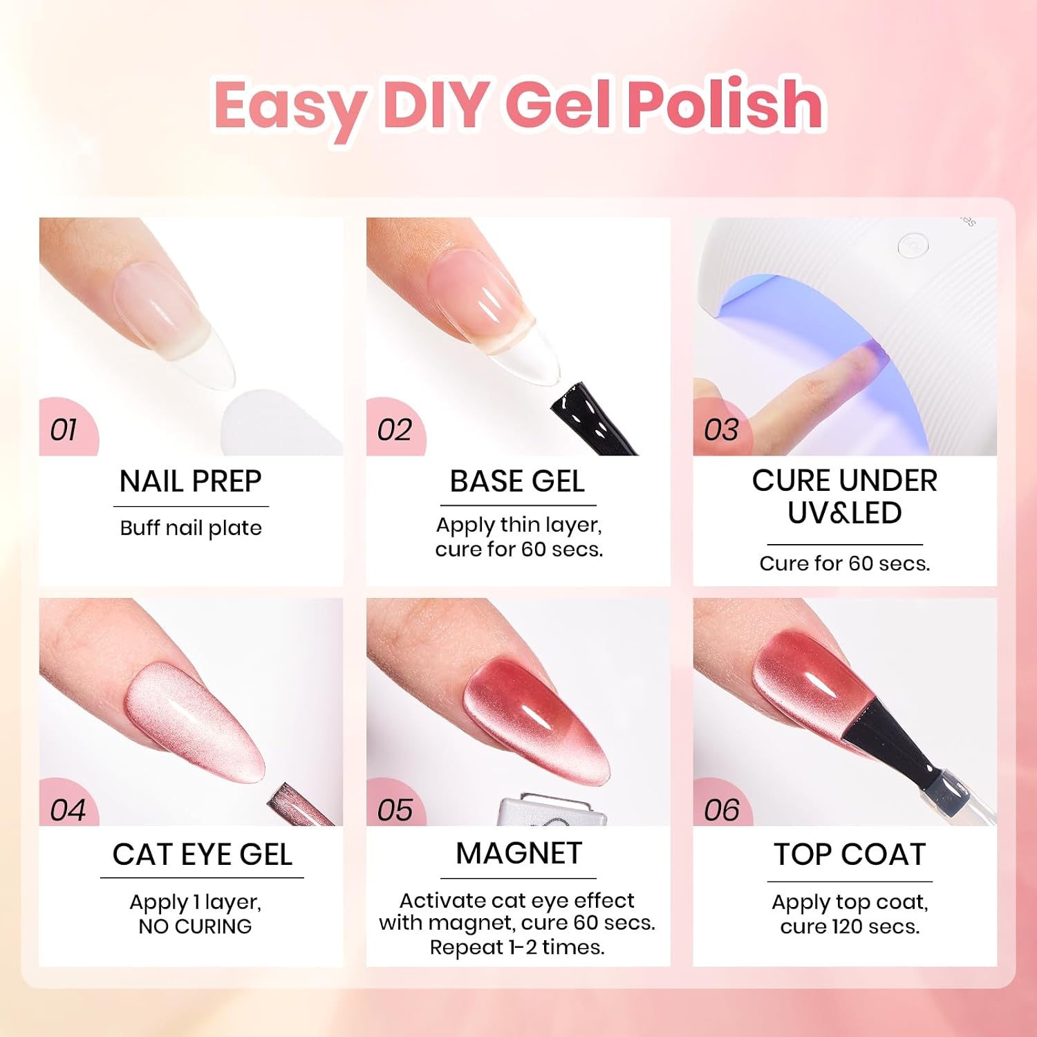 image:imageBeetles Gel Nail Polish Set 20 Colors Yellow Orange Burgundy Red Brown Black Green Gel Nail Polish Kit with Glossy Matte Gel Top Base Coat Soak Off Uv Manicure Gift for WomenBlush Canvas