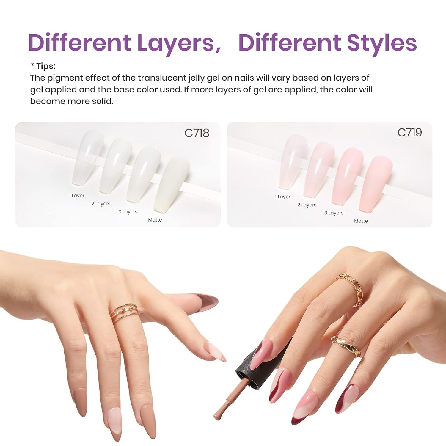 image:imageBeetles Gel Nail Polish Set 20 Colors Yellow Orange Burgundy Red Brown Black Green Gel Nail Polish Kit with Glossy Matte Gel Top Base Coat Soak Off Uv Manicure Gift for WomenNatural Charm