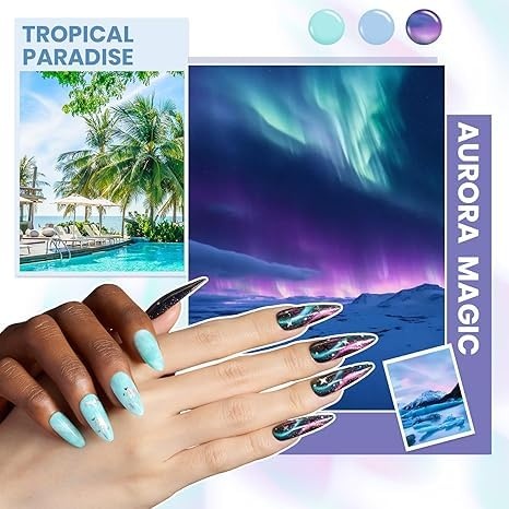 image:imageBeetles Gel Nail Polish Set 44 PCS Brown Nude Burgundy Gel Polish Nails Fairytale Town Collection with 4Pcs Base Glitter Matte Glossy Top Coat Soak off Uv Gel DIY Manicure00World Travel Gel Nail Polish