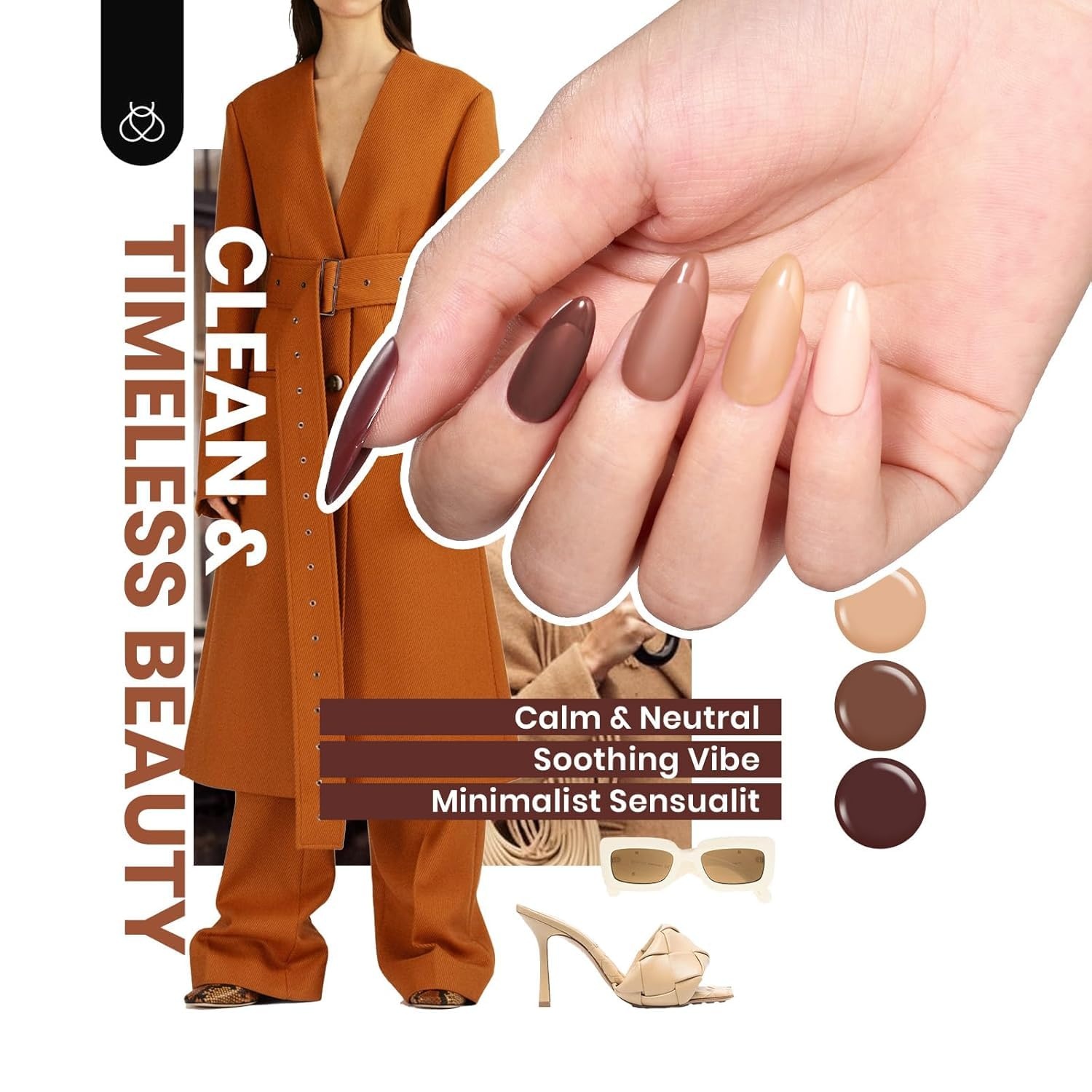 image:imageBeetles Gel Nail Polish Set 44 PCS Brown Nude Burgundy Gel Polish Nails Fairytale Town Collection with 4Pcs Base Glitter Matte Glossy Top Coat Soak off Uv Gel DIY Manicure1Urban Rhythm
