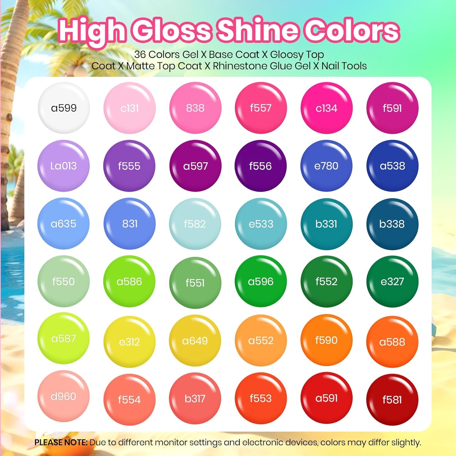 image:imageBeetles Gel Nail Polish Set 44 PCS Brown Nude Burgundy Gel Polish Nails Fairytale Town Collection with 4Pcs Base Glitter Matte Glossy Top Coat Soak off Uv Gel DIY ManicureColorful holidays