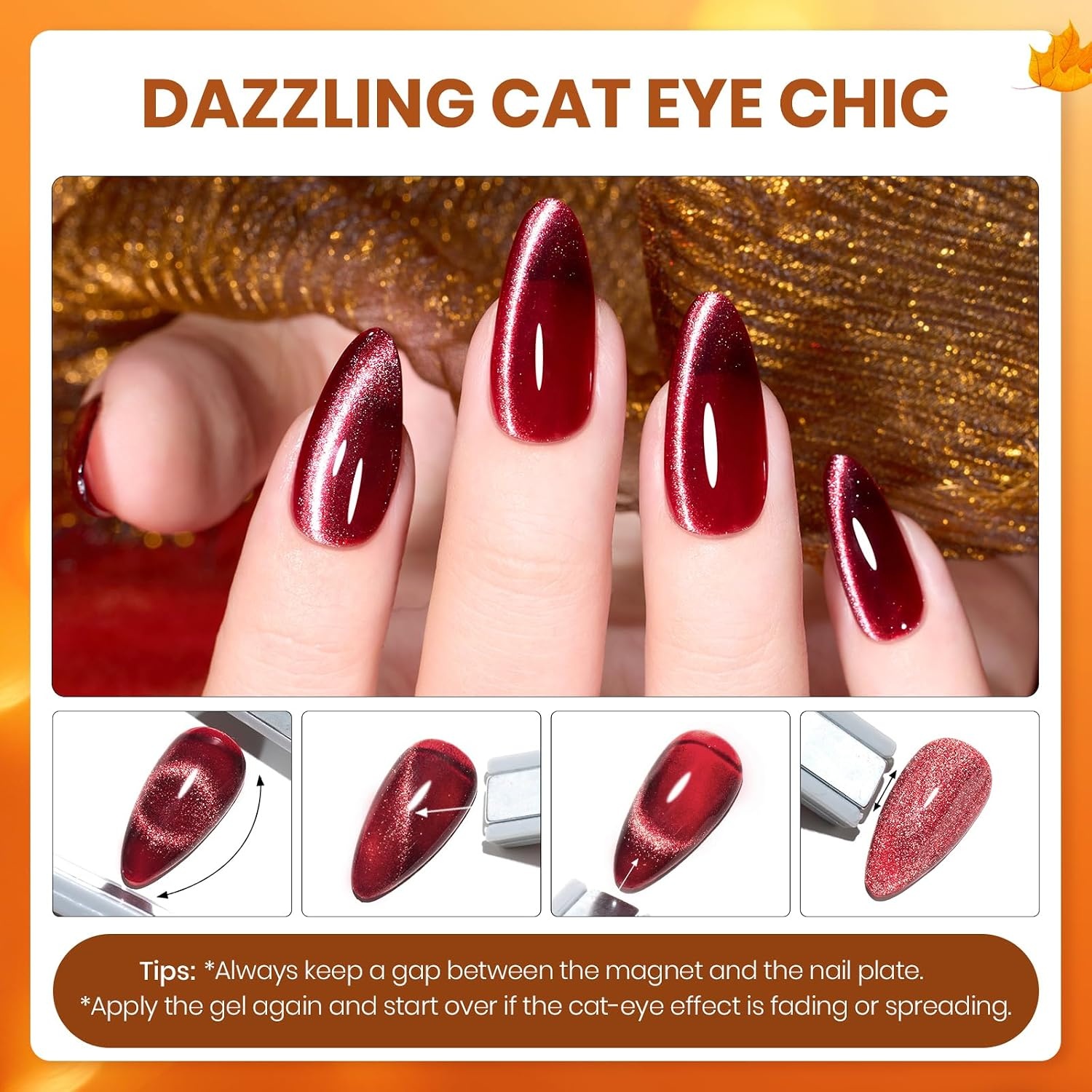image:imageBeetles Gel Nail Polish Set 44 PCS Brown Nude Burgundy Gel Polish Nails Fairytale Town Collection with 4Pcs Base Glitter Matte Glossy Top Coat Soak off Uv Gel DIY Manicure00 Autumn Aura