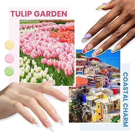 image:imageBeetles Gel Nail Polish Set 44 PCS Brown Nude Burgundy Gel Polish Nails Fairytale Town Collection with 4Pcs Base Glitter Matte Glossy Top Coat Soak off Uv Gel DIY Manicure00World Travel Gel Nail Polish
