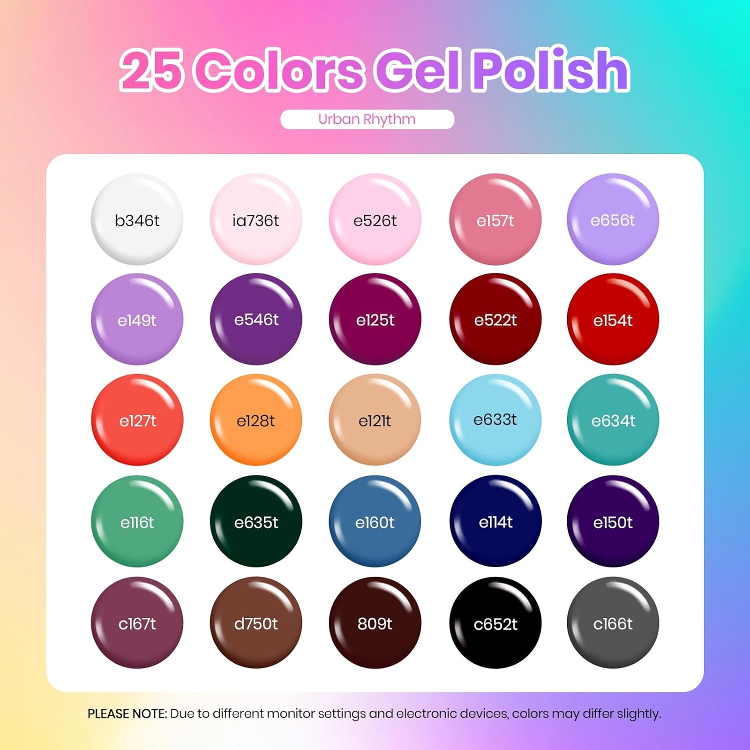 image:imageBeetles Gel Nail Polish Set 44 PCS Brown Nude Burgundy Gel Polish Nails Fairytale Town Collection with 4Pcs Base Glitter Matte Glossy Top Coat Soak off Uv Gel DIY ManicurePink