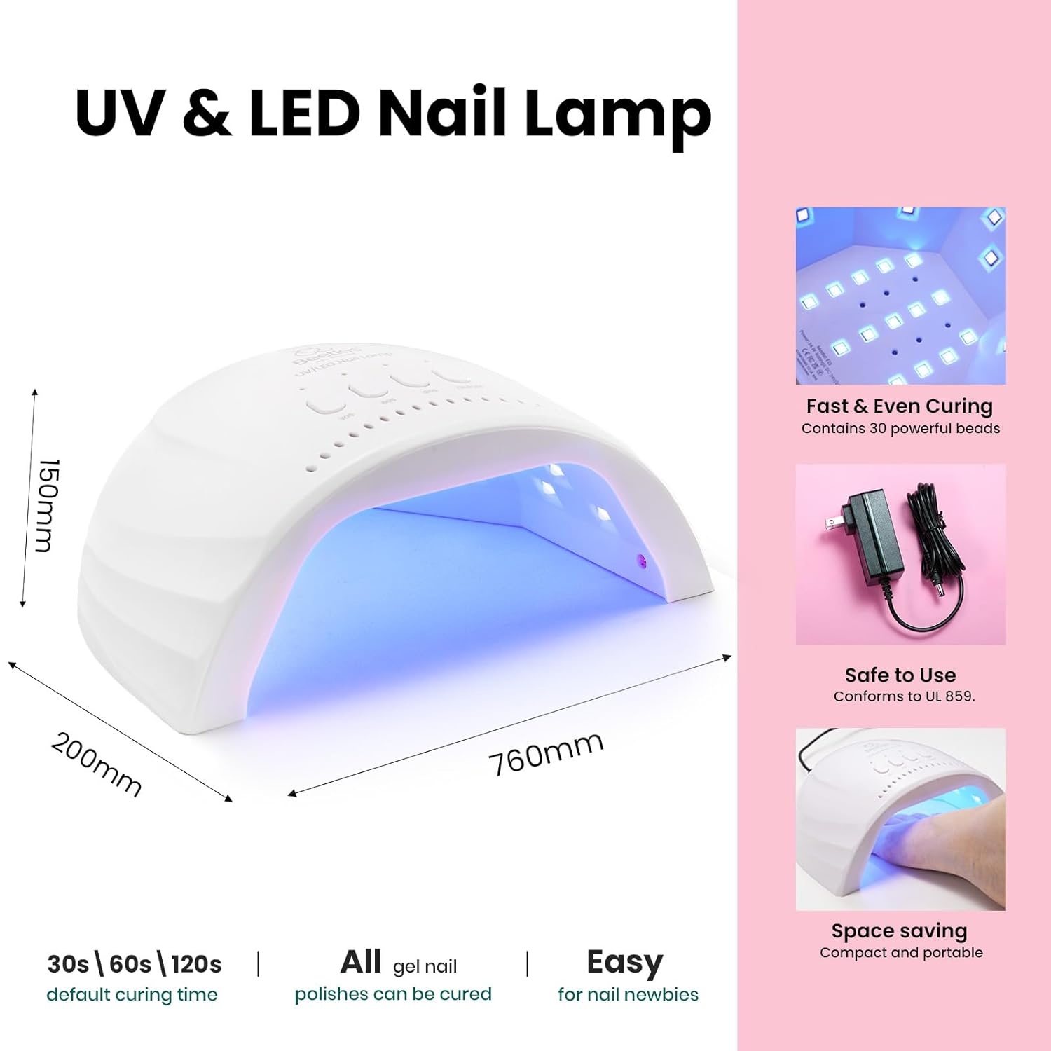image:imageBeetles Gel Nail Polish Set 36 Colors Gel Polish Set Sparkle Red Pink Glitter Black Nail Kit Free Journey Collection with 3Pcs Base Top Coat Soak off Uv Gel Polish Manicure KitOutfit Collection