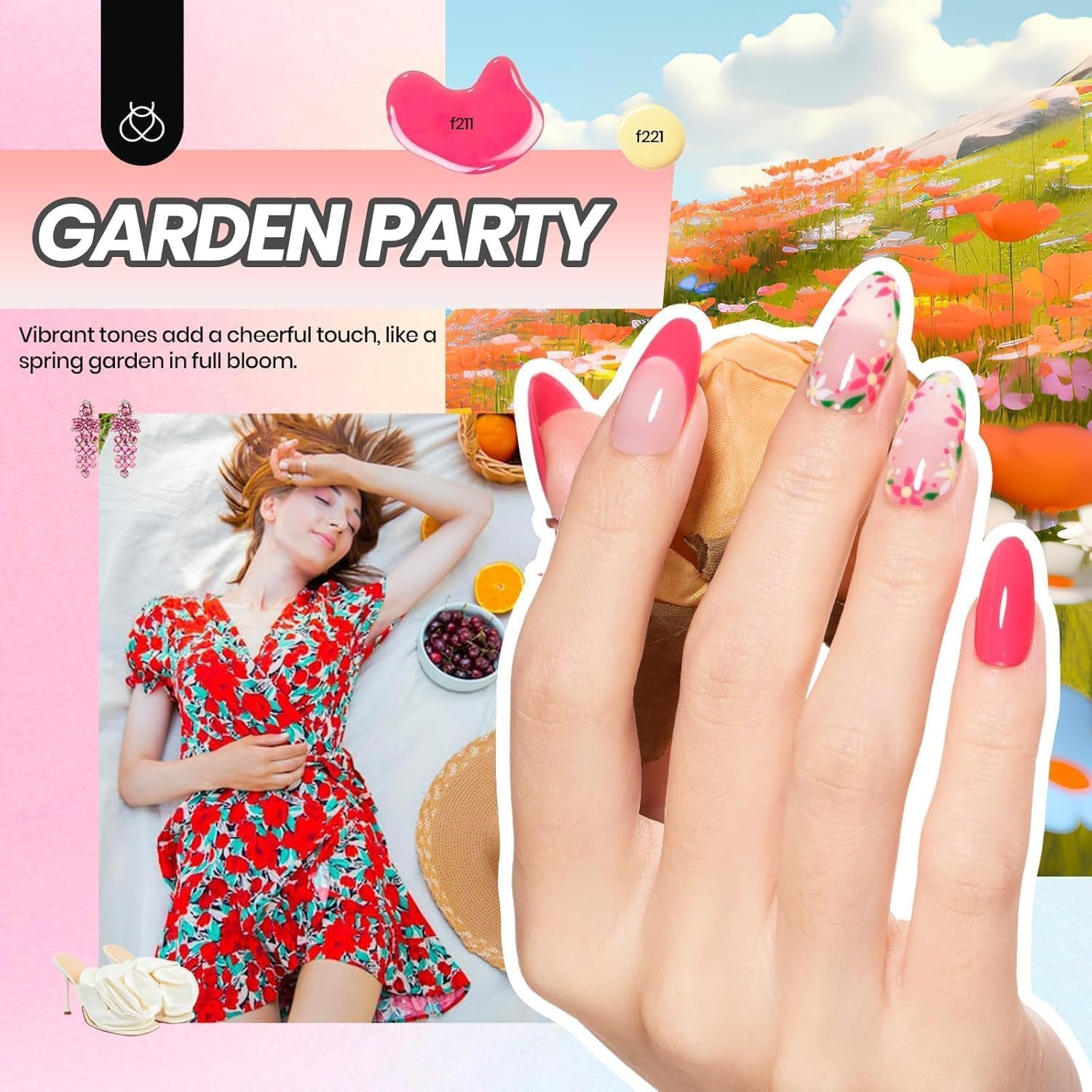 image:imageBeetles Gel Nail Polish Set 36 Colors Gel Polish Set Sparkle Red Pink Glitter Black Nail Kit Free Journey Collection with 3Pcs Base Top Coat Soak off Uv Gel Polish Manicure KitFour Seasons Glow Nail Kit for Beginners