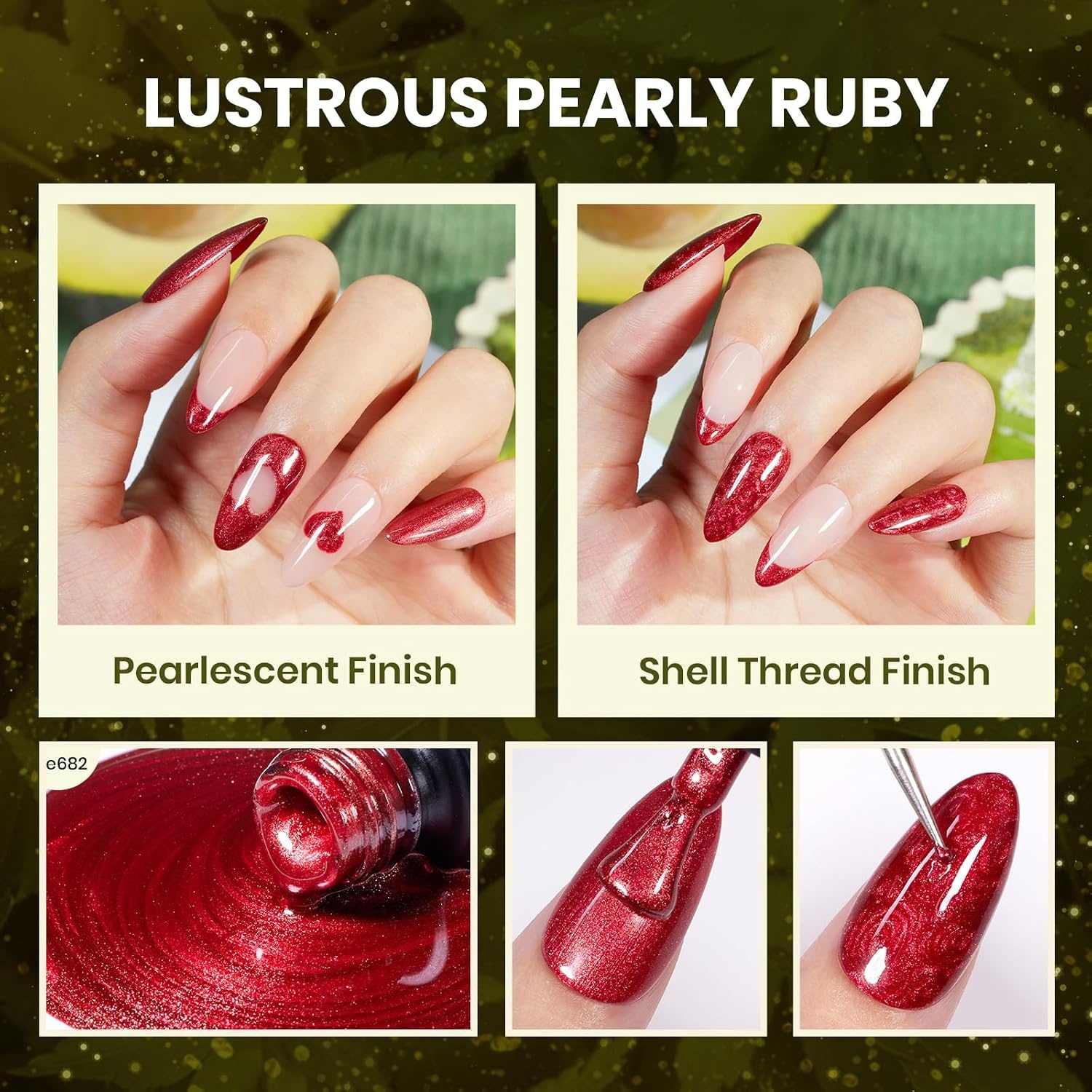 image:imageBeetles Gel Polish Set 39Pcs Red Burgundy Blue Green Nude Pink Purple Gel Nail Polish with Base Top Coat for Manicure Lovers DIY at Home UV LED Needed Gift for Women Enchanted JewelryUrban Elegance