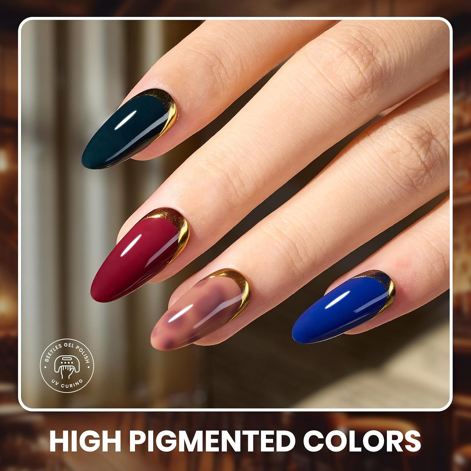 image:imageBeetles Gel Polish Set 39Pcs Red Burgundy Blue Green Nude Pink Purple Gel Nail Polish with Base Top Coat for Manicure Lovers DIY at Home UV LED Needed Gift for Women Enchanted JewelryManhattan