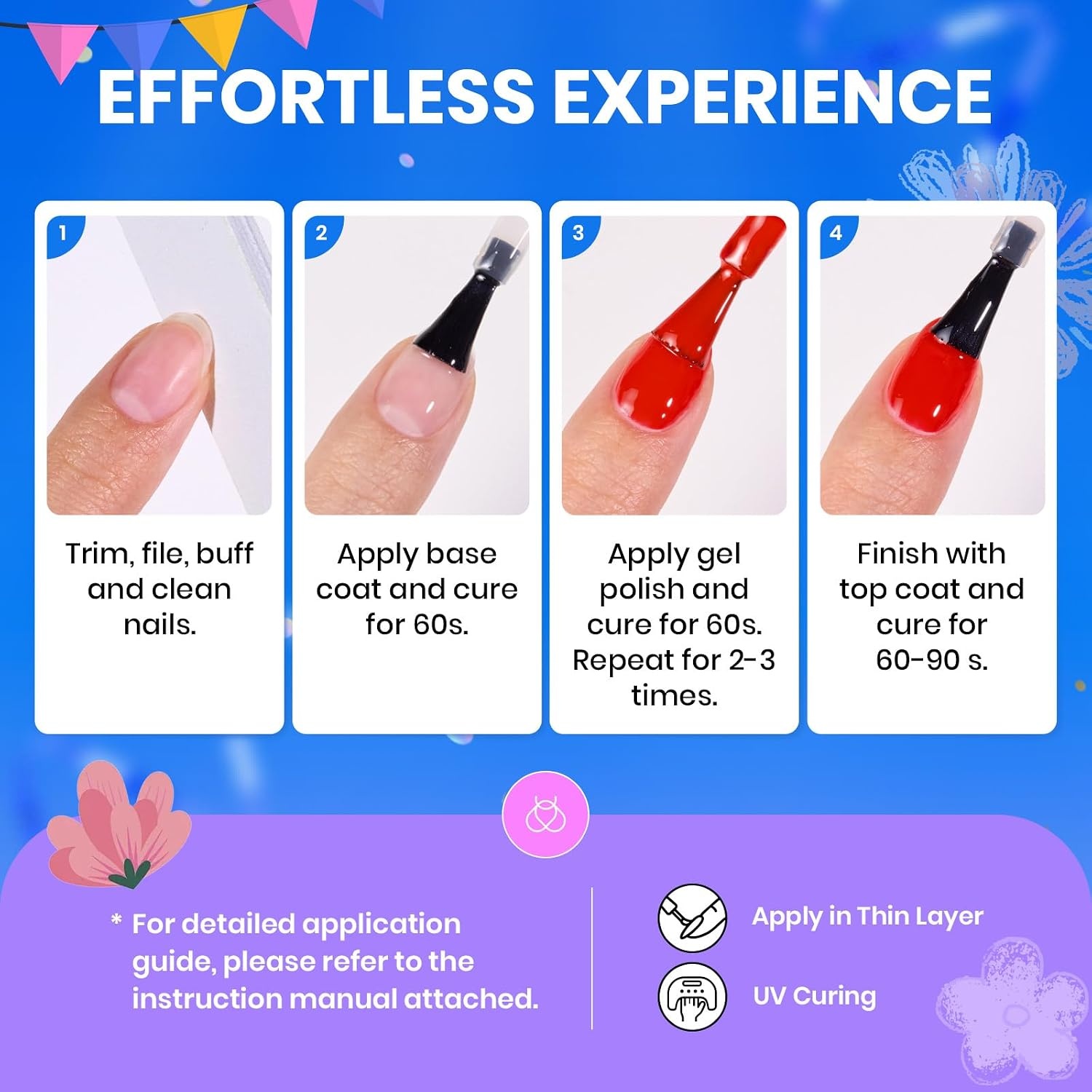 image:imageBeetles Gel Polish Set 39Pcs Red Burgundy Blue Green Nude Pink Purple Gel Nail Polish with Base Top Coat for Manicure Lovers DIY at Home UV LED Needed Gift for Women Enchanted JewelryMagical Kingdom