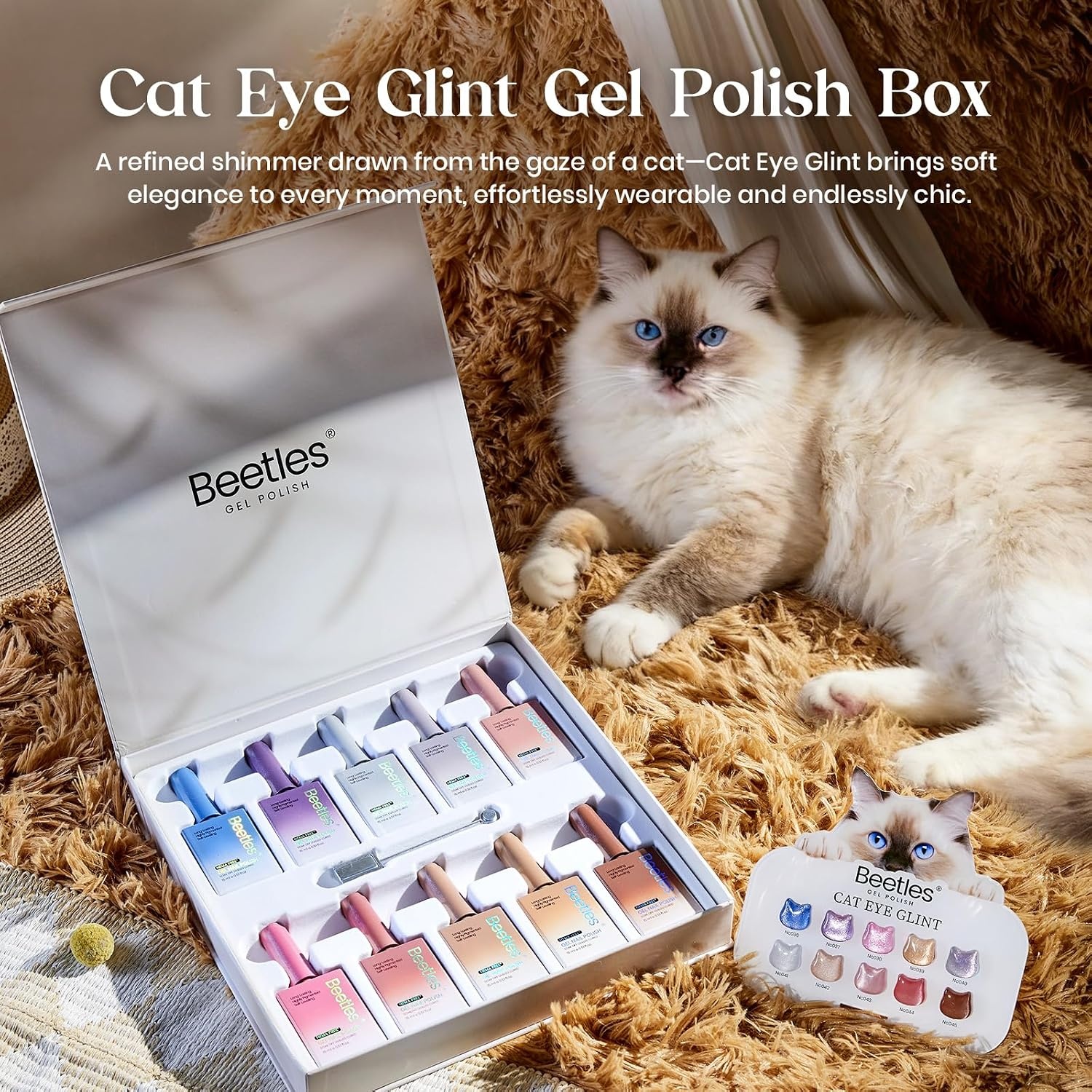 image:imageBeetles Gel Polish Set 39Pcs Red Burgundy Blue Green Nude Pink Purple Gel Nail Polish with Base Top Coat for Manicure Lovers DIY at Home UV LED Needed Gift for Women Enchanted JewelryGlint