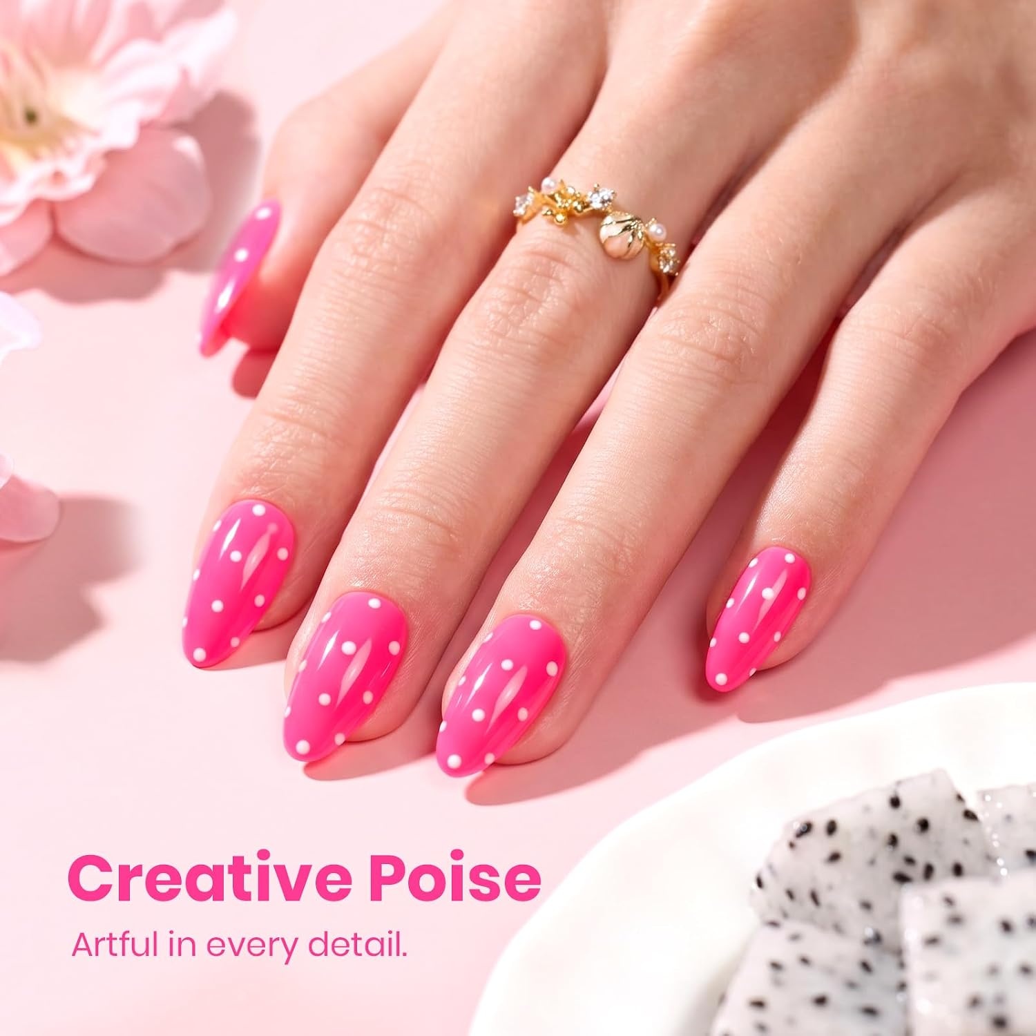image:imageBeetles Pistachio Latte Cat Eye Gel Polish Brown Base Green Magnetic Glow 15ml Fall Brown Cat Eye Gel Green Magnetic Glass Shimmer Effect Soak Off UV Nail Polish for DIY Nail Art Salon ManicuresB Creme Dragonfruit Pink