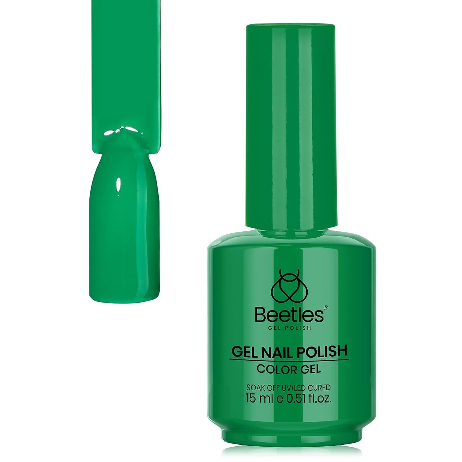 image:imageBeetles Pistachio Latte Cat Eye Gel Polish Brown Base Green Magnetic Glow 15ml Fall Brown Cat Eye Gel Green Magnetic Glass Shimmer Effect Soak Off UV Nail Polish for DIY Nail Art Salon ManicuresH Creme Green Bamboo Rhythm