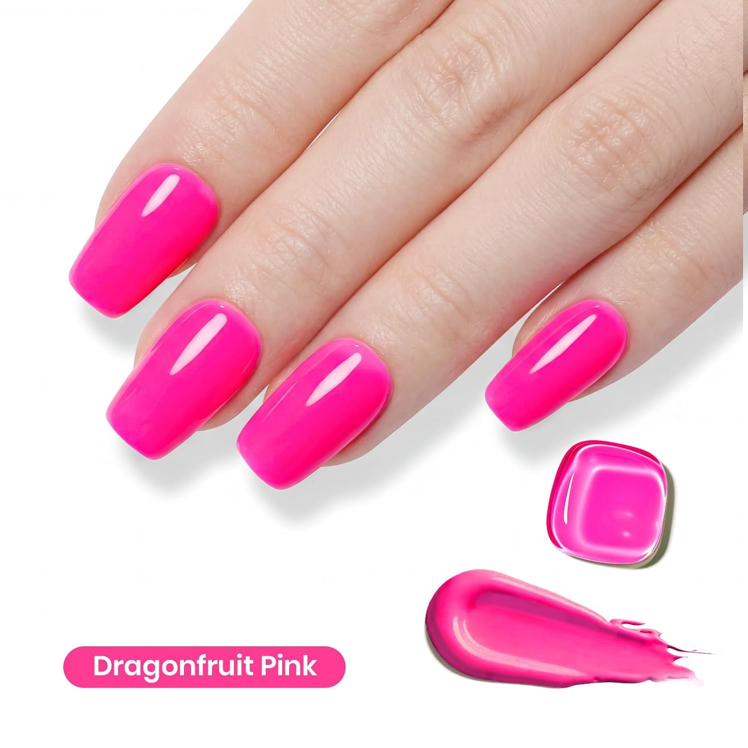 image:imageBeetles Pistachio Latte Cat Eye Gel Polish Brown Base Green Magnetic Glow 15ml Fall Brown Cat Eye Gel Green Magnetic Glass Shimmer Effect Soak Off UV Nail Polish for DIY Nail Art Salon ManicuresB Creme Dragonfruit Pink