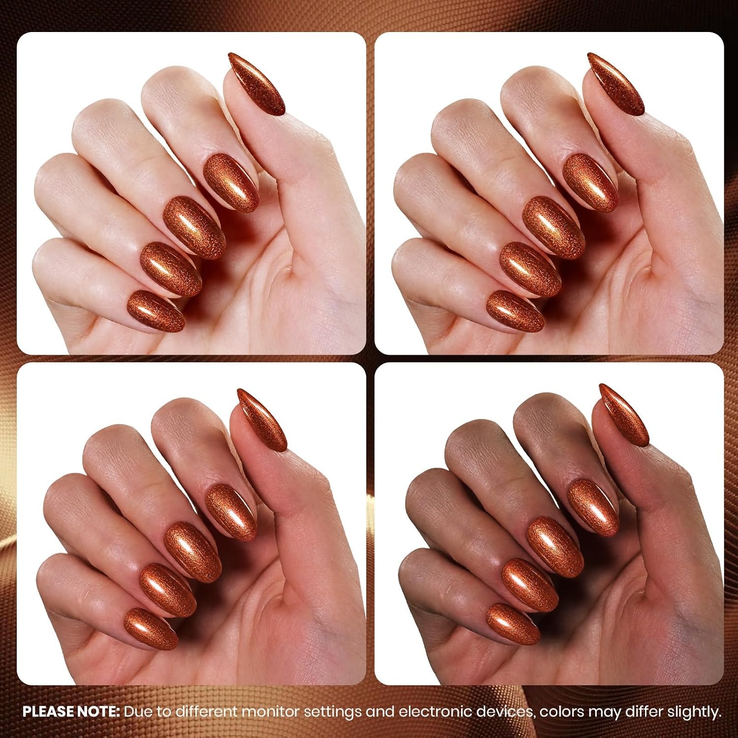 image:imageBeetles Pistachio Latte Cat Eye Gel Polish Brown Base Green Magnetic Glow 15ml Fall Brown Cat Eye Gel Green Magnetic Glass Shimmer Effect Soak Off UV Nail Polish for DIY Nail Art Salon ManicuresRetro Metallic