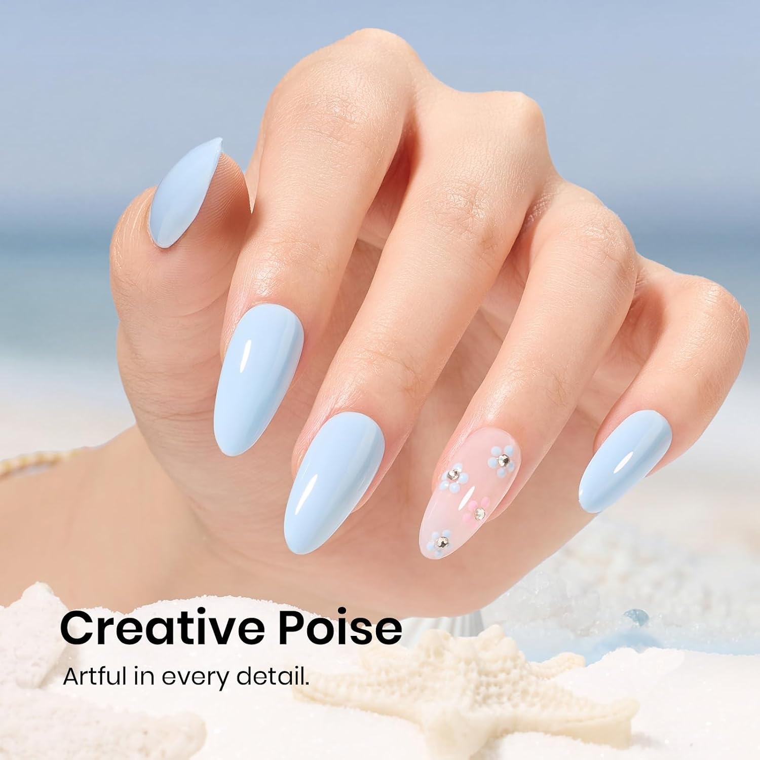 image:imageBeetles Pistachio Latte Cat Eye Gel Polish Brown Base Green Magnetic Glow 15ml Fall Brown Cat Eye Gel Green Magnetic Glass Shimmer Effect Soak Off UV Nail Polish for DIY Nail Art Salon ManicuresD Creme Blue Milky Blue