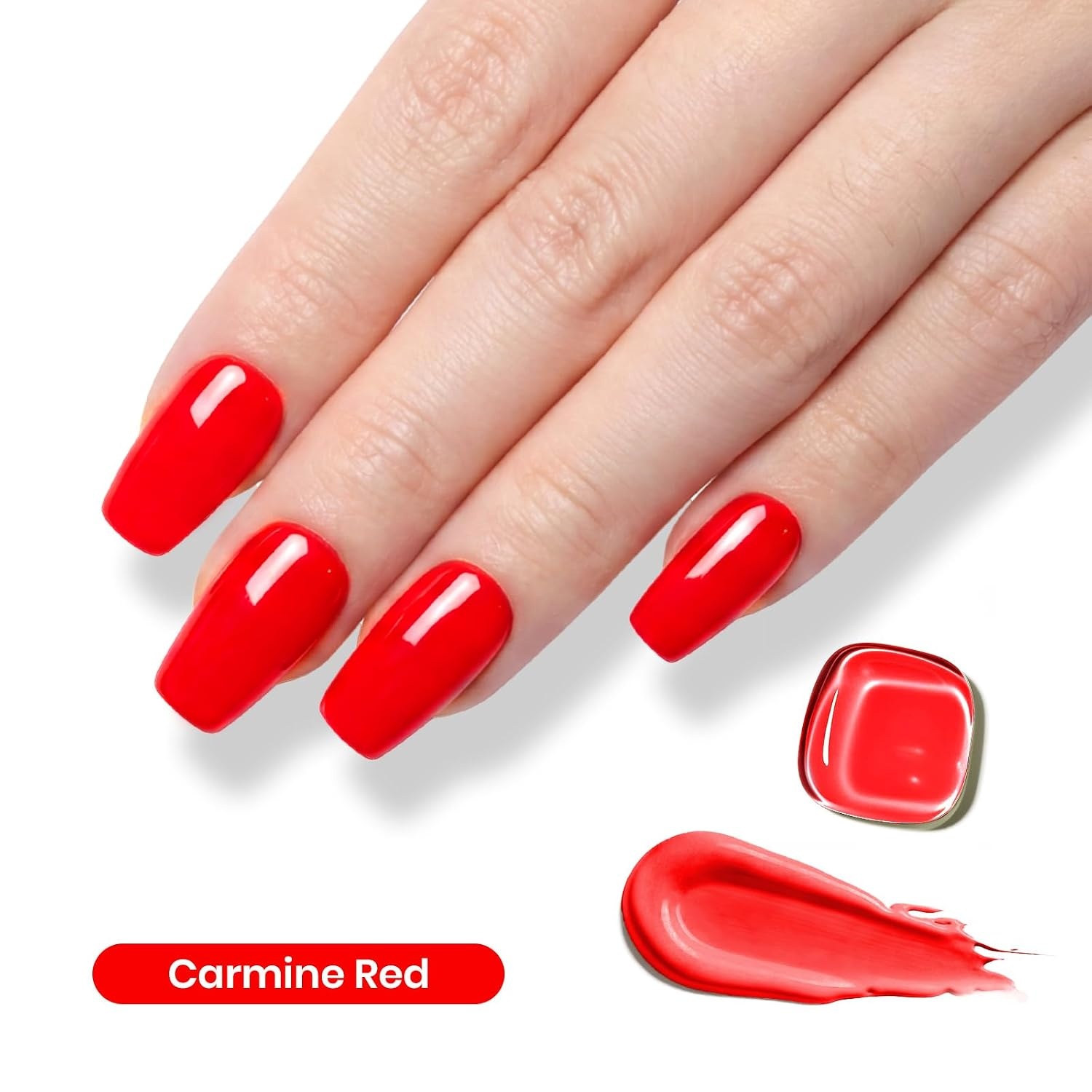 image:imageBeetles Pistachio Latte Cat Eye Gel Polish Brown Base Green Magnetic Glow 15ml Fall Brown Cat Eye Gel Green Magnetic Glass Shimmer Effect Soak Off UV Nail Polish for DIY Nail Art Salon ManicuresC Creme Red Carmine Red