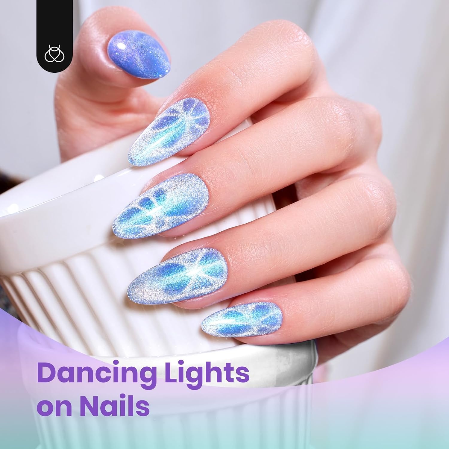 image:imageBeetles Purple Gel Nail Polish Set 6 Colors Nude Deep Purple Pink Glitter Gel Polish Confetti Collection Soak Off Uv Led Nail Art Manicure Kit Gifts for WomenD Glassy Prismatic Mirage