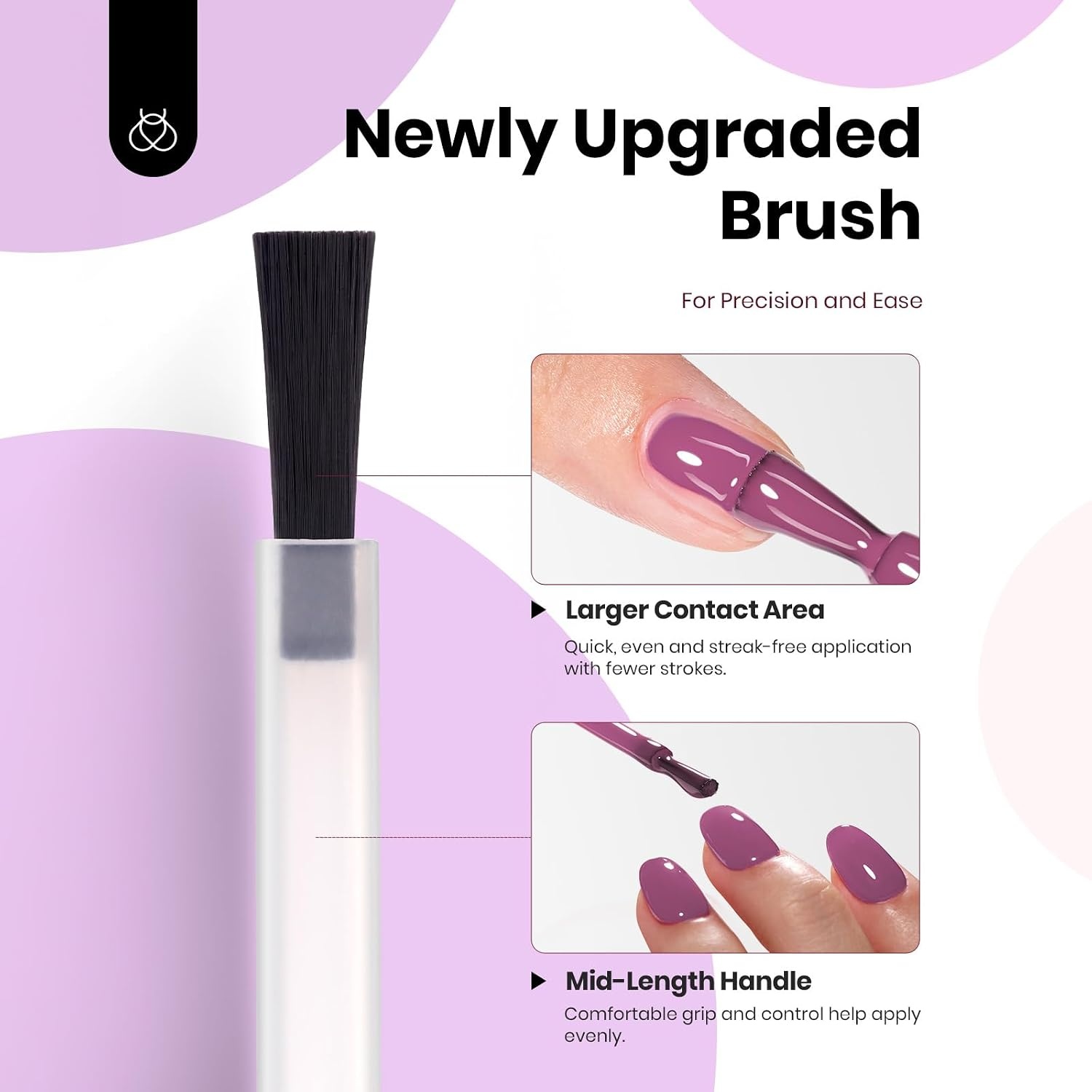 image:imageBeetles Purple Gel Nail Polish Set 6 Colors Nude Deep Purple Pink Glitter Gel Polish Confetti Collection Soak Off Uv Led Nail Art Manicure Kit Gifts for WomenA Creme Serene Afternoon