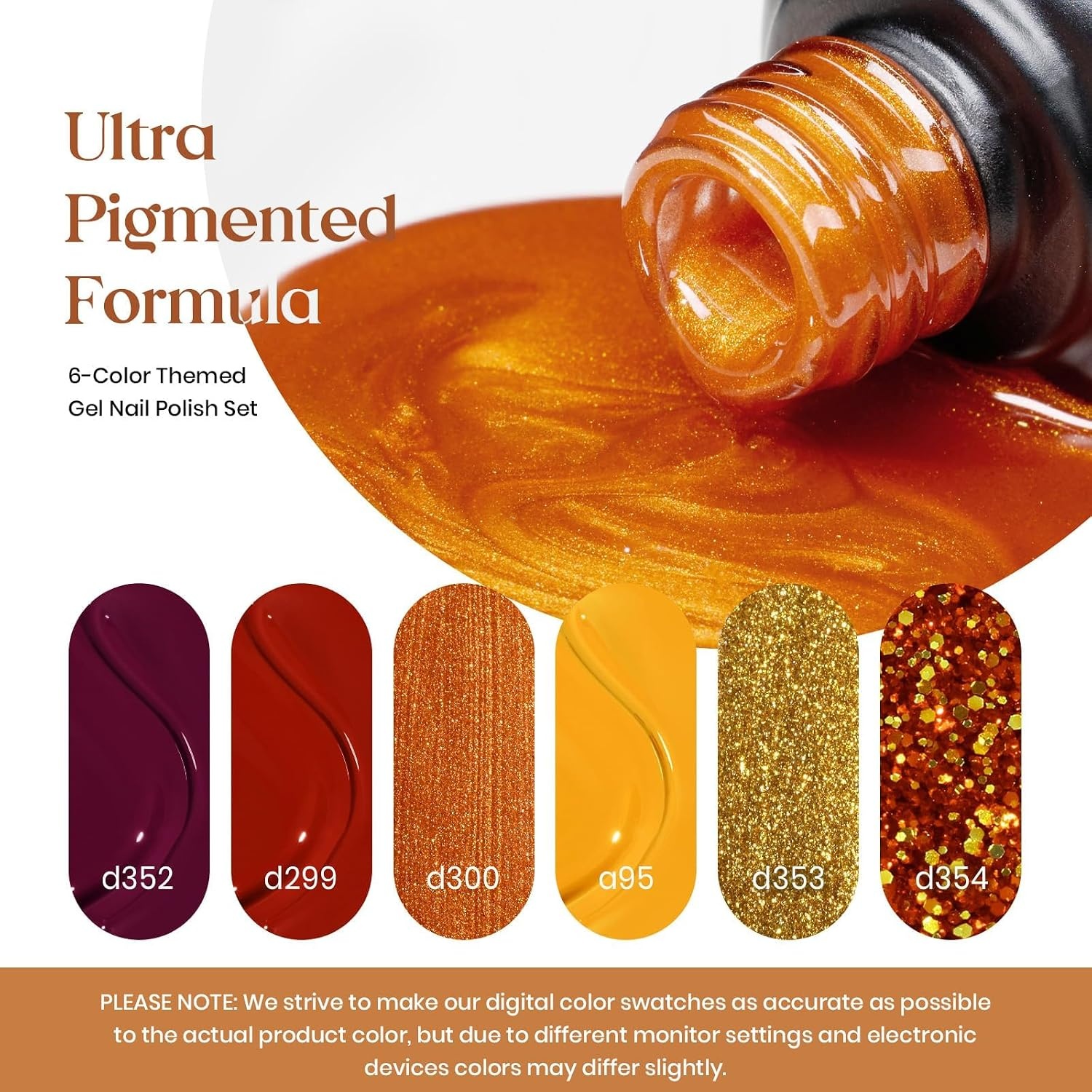 image:imageBeetles Purple Gel Nail Polish Set 6 Colors Nude Deep Purple Pink Glitter Gel Polish Confetti Collection Soak Off Uv Led Nail Art Manicure Kit Gifts for WomenA Mixed Finishes Golden Blessing
