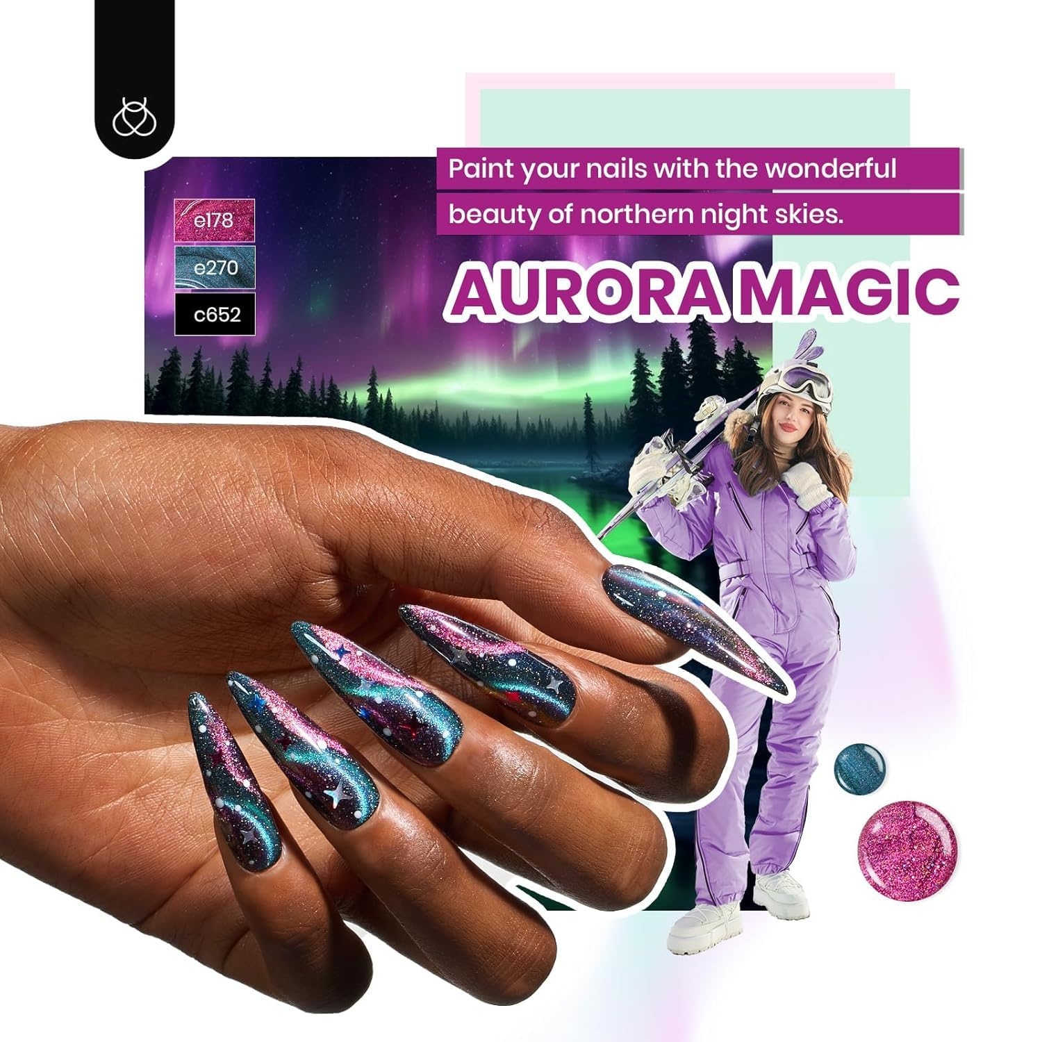 image:imageBeetles Stellar Sonata Cat Eye Gel Nail Polish Set 36 Colors Christmas Gel Nail Kit Magnetic Red Green Purple Brown Burgundy Base Glossy Matte Top Coat Soak off UV Salon Nail Art Gift for Women00Travel Diary