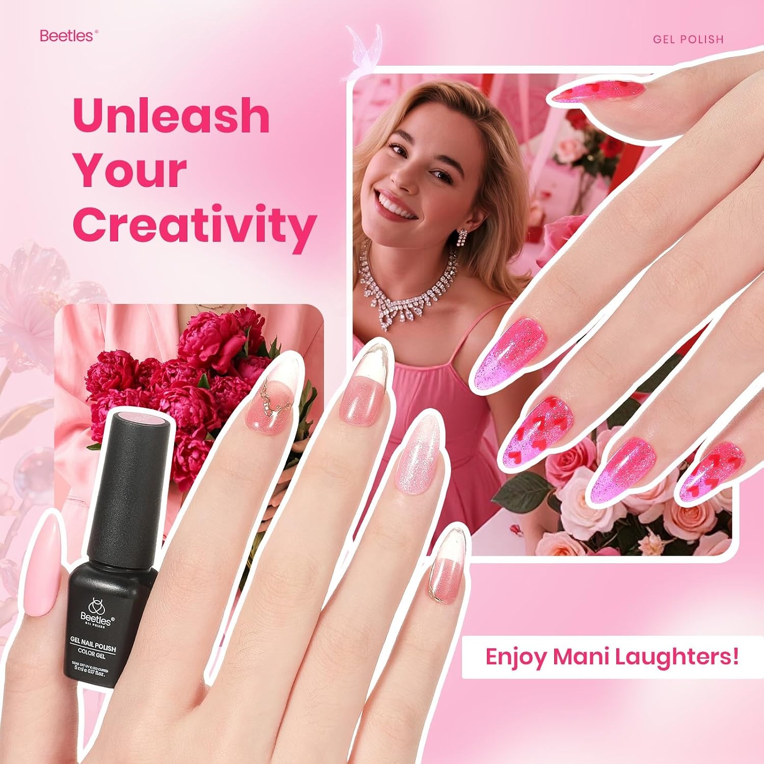 image:imageBeetles Stellar Sonata Cat Eye Gel Nail Polish Set 36 Colors Christmas Gel Nail Kit Magnetic Red Green Purple Brown Burgundy Base Glossy Matte Top Coat Soak off UV Salon Nail Art Gift for WomenLoves Prism