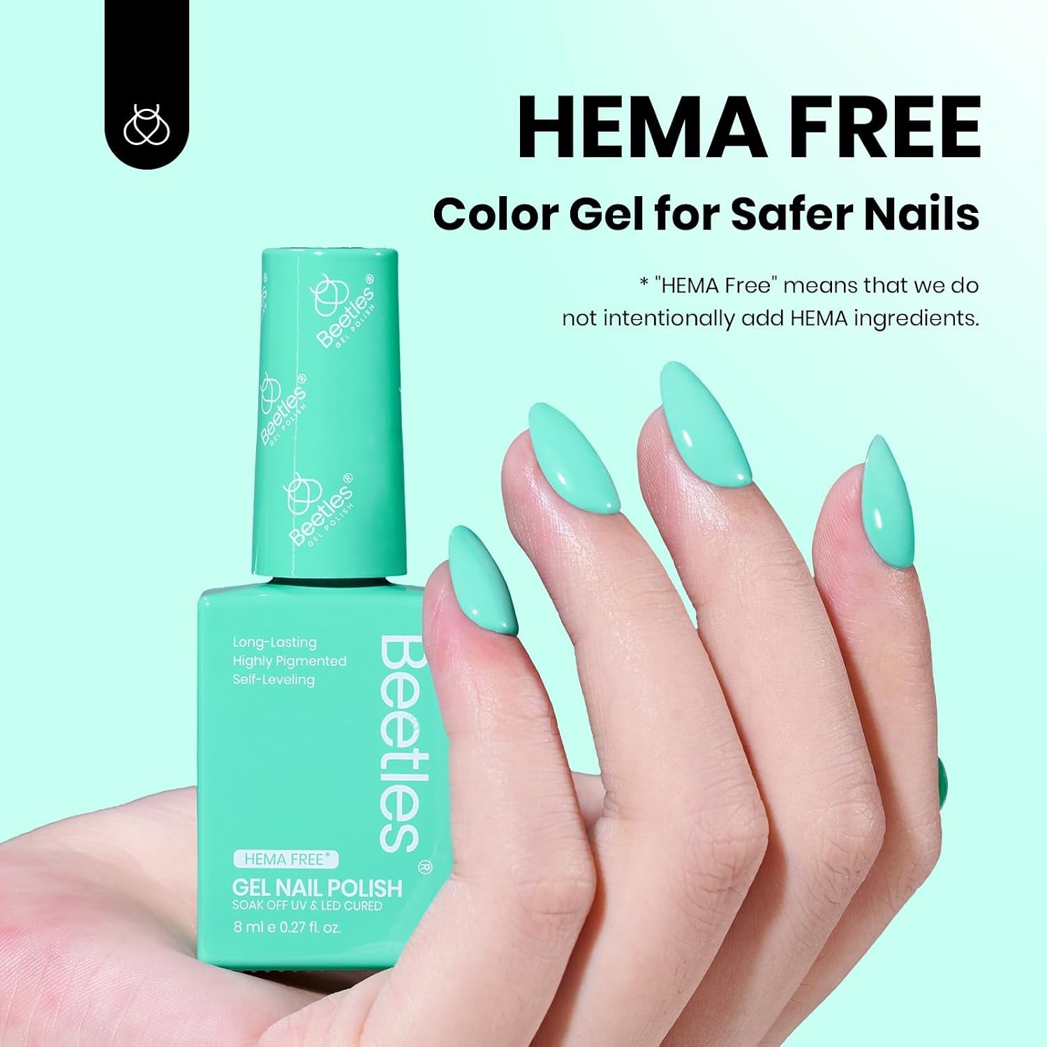 image:imageBeetles Yellow Gel Polish Butter Time Hema Free Pastel Yellow Gel Nail Polish 8ML027Fl Oz Soak Off UV LED Lamp Pastel Nails Art LongLasting Manicure Salon DIY Home Bright Summer NailsH Creme Green 8ML Island Reverie