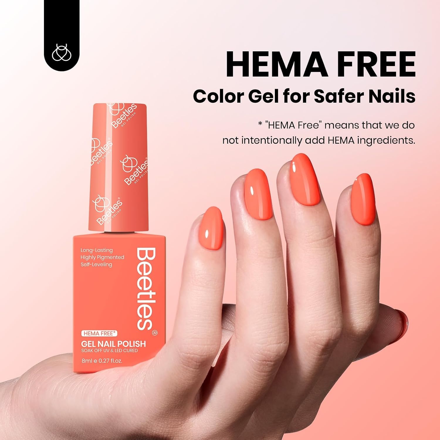image:imageBeetles Yellow Gel Polish Butter Time Hema Free Pastel Yellow Gel Nail Polish 8ML027Fl Oz Soak Off UV LED Lamp Pastel Nails Art LongLasting Manicure Salon DIY Home Bright Summer NailsM Creme Orange 8ML Passionate Fireworks