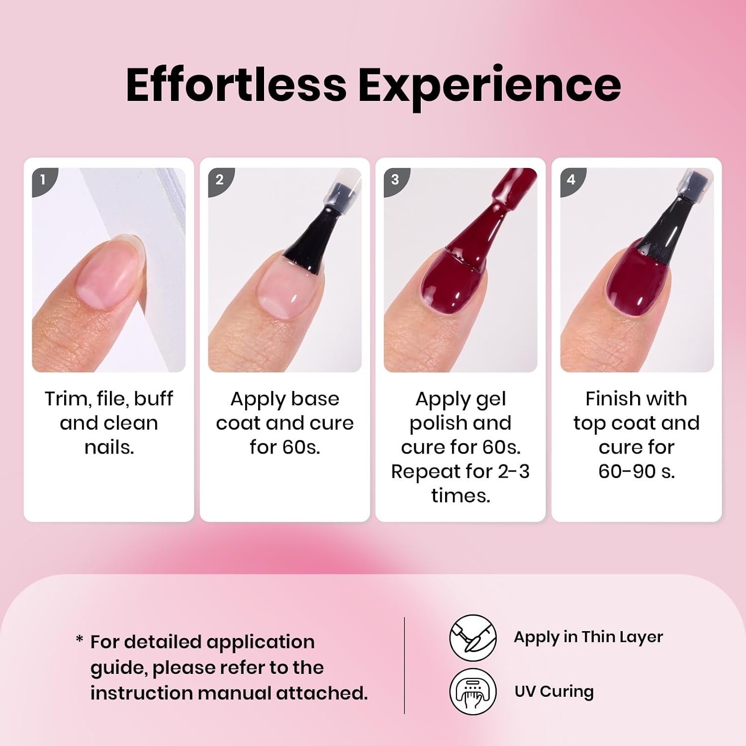 image:imageBeetles Yellow Gel Polish Butter Time Hema Free Pastel Yellow Gel Nail Polish 8ML027Fl Oz Soak Off UV LED Lamp Pastel Nails Art LongLasting Manicure Salon DIY Home Bright Summer NailsC Creme Red 8ML Modern Berry