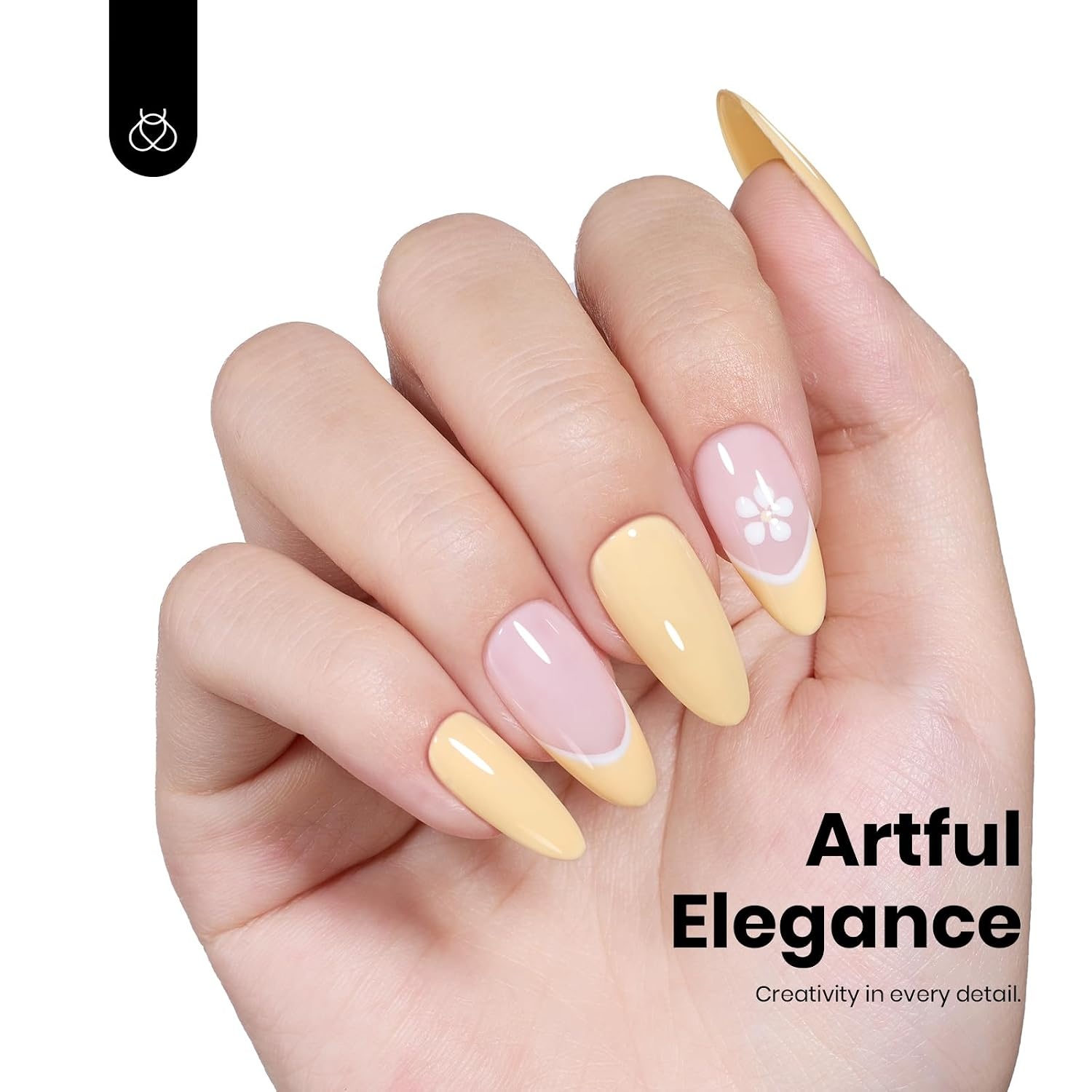 image:imageBeetles Yellow Gel Polish Butter Time Hema Free Pastel Yellow Gel Nail Polish 8ML027Fl Oz Soak Off UV LED Lamp Pastel Nails Art LongLasting Manicure Salon DIY Home Bright Summer NailsK Creme Yellow 8ML Butter Time