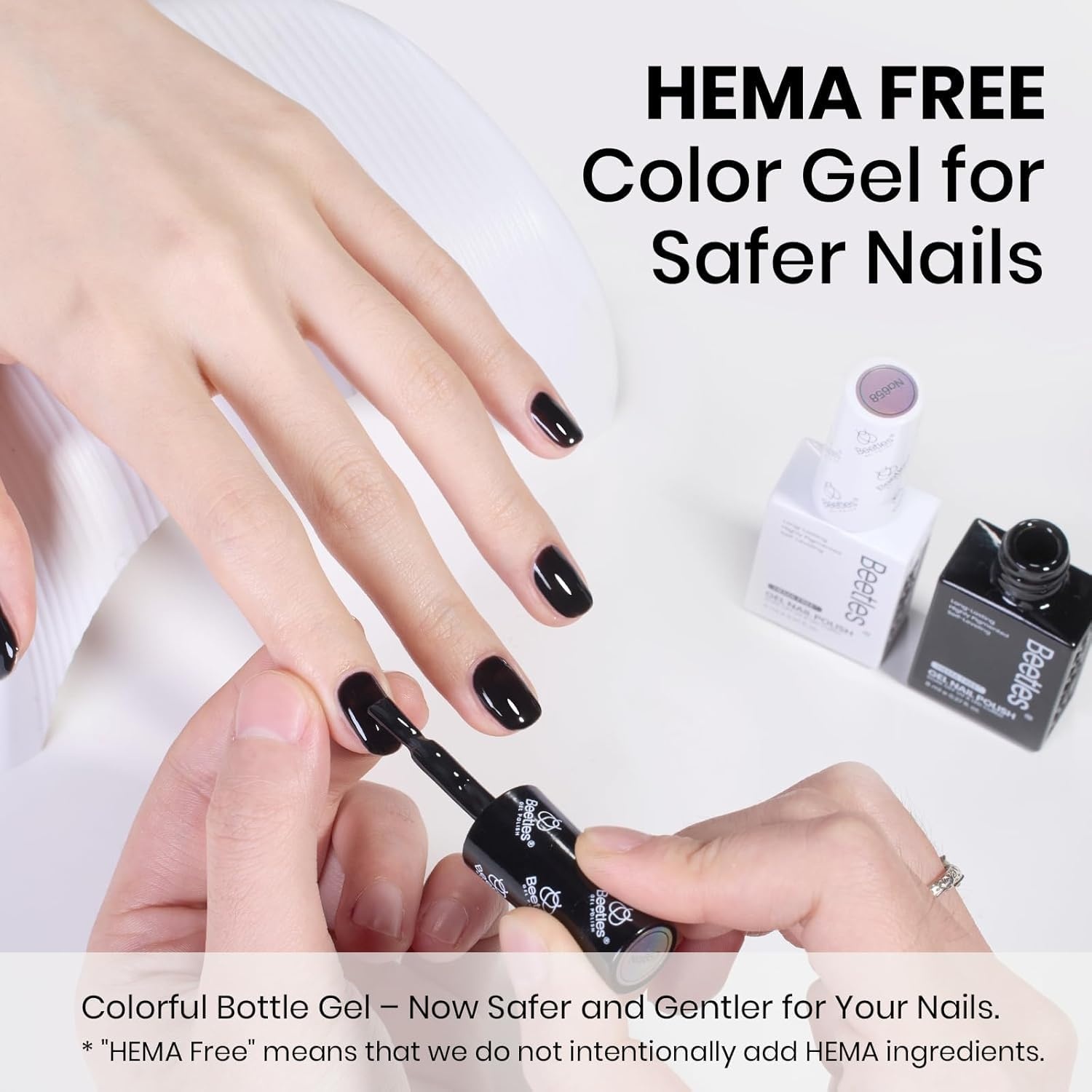 image:imageBeetles Yellow Gel Polish Butter Time Hema Free Pastel Yellow Gel Nail Polish 8ML027Fl Oz Soak Off UV LED Lamp Pastel Nails Art LongLasting Manicure Salon DIY Home Bright Summer NailsMonochrome Aesthetics