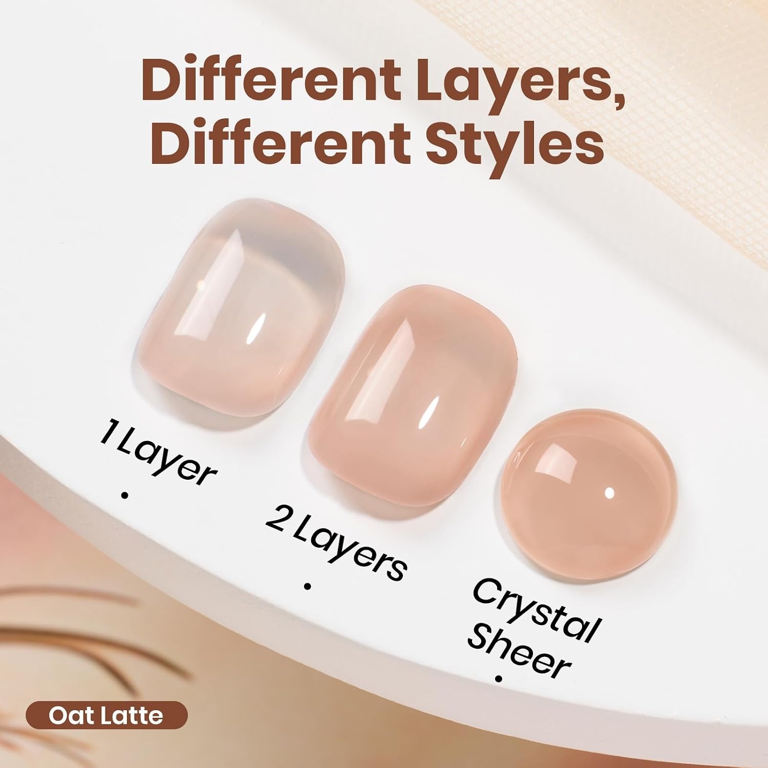 image:imageBeetles Yellow Gel Polish Butter Time Hema Free Pastel Yellow Gel Nail Polish 8ML027Fl Oz Soak Off UV LED Lamp Pastel Nails Art LongLasting Manicure Salon DIY Home Bright Summer NailsI Sheer Brown 8ML Oat Latte