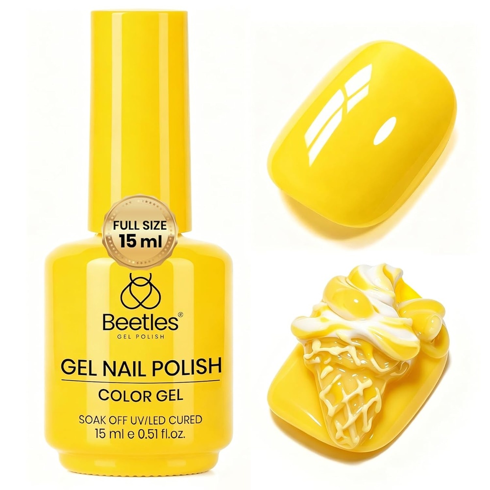image:imageBeetles Pistachio Latte Cat Eye Gel Polish  Brown Base Green Magnetic Glow  15ml Fall Brown Cat Eye Gel Green Magnetic Glass Shimmer Effect Soak Off UV Nail Polish for DIY Nail Art Salon ManicuresK  Creme Yellow  Mango Gelato