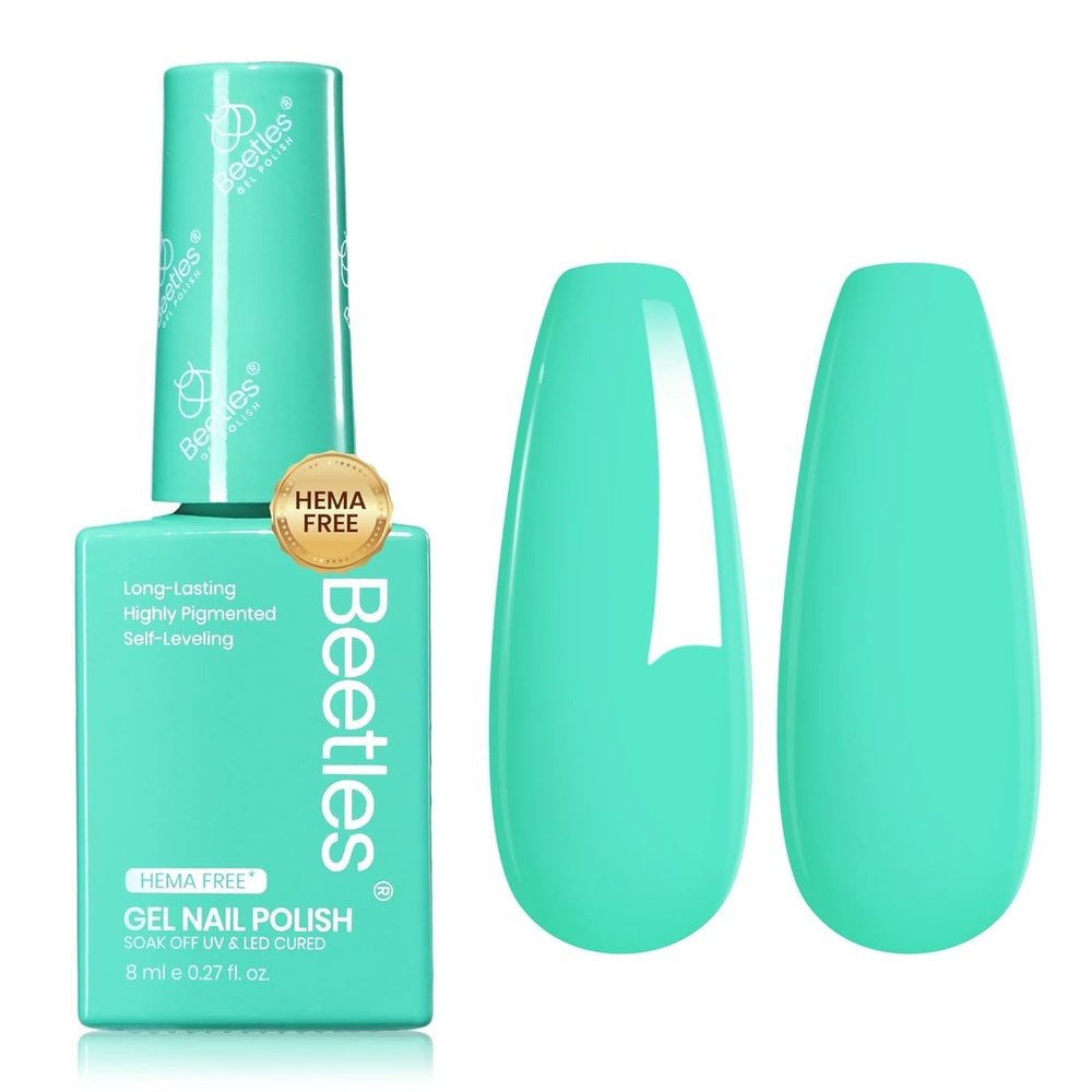 image:imageBeetles Yellow Gel Polish Butter Time Hema Free Pastel Yellow Gel Nail Polish 8ML027Fl Oz Soak Off UV LED Lamp Pastel Nails Art LongLasting Manicure Salon DIY Home Bright Summer NailsH Creme Green 8ML Island Reverie