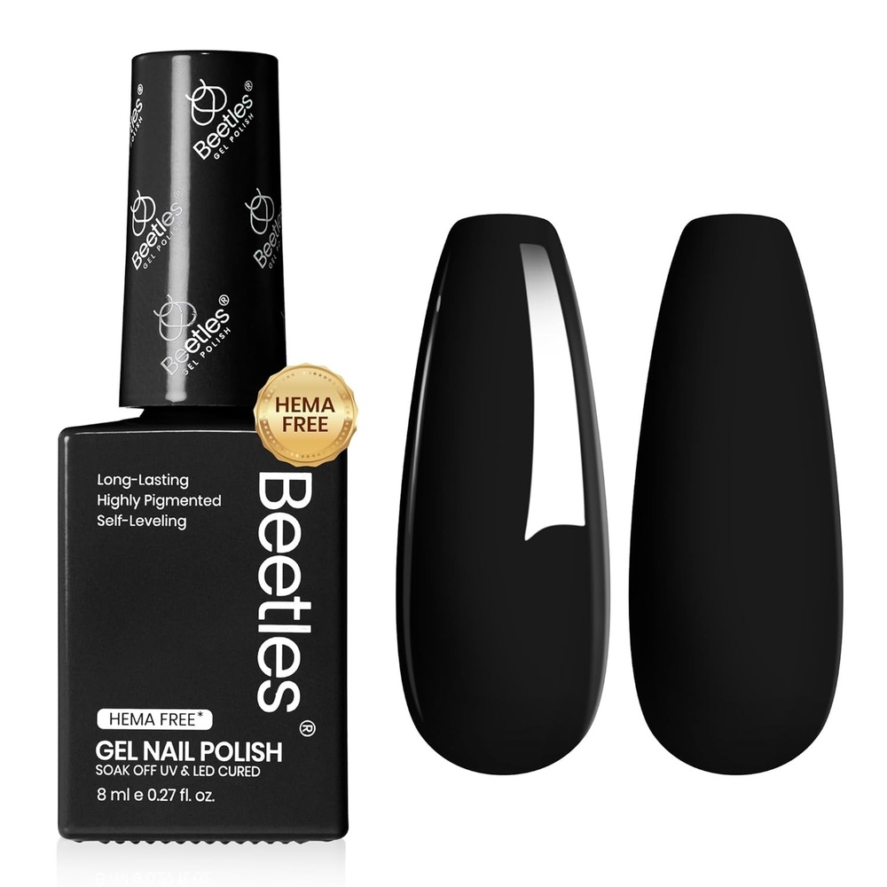 image:imageBeetles Yellow Gel Polish  Butter Time Hema Free Pastel Yellow Gel Nail Polish 8ML027Fl Oz Soak Off UV LED Lamp Pastel Nails Art LongLasting Manicure Salon DIY Home Bright Summer NailsG  Creme Black  8ML Silent Charm
