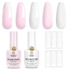 Q - Creme & Shimmery White Pink | Pure French