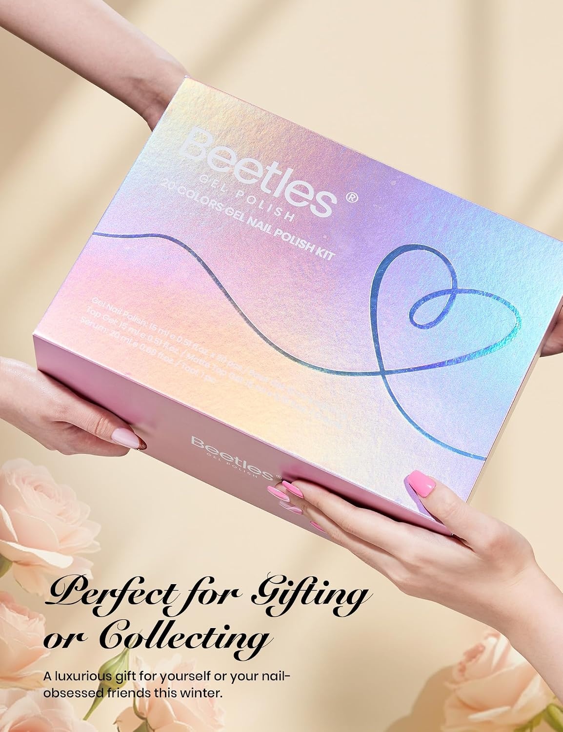 image:imageBeetles Brown Cat Eye Gel Nail Polish Set Gilded Amber Fall Gel Polish 6 Colors 15ML Full Size Glitter Gel Nail Kit Glass Cat Eye Magnetic Effect Soak Off UV Nail Art Salon DIY Gift for Womenpink yellow blue soft pastels muted greens warm neutrals gentle brights