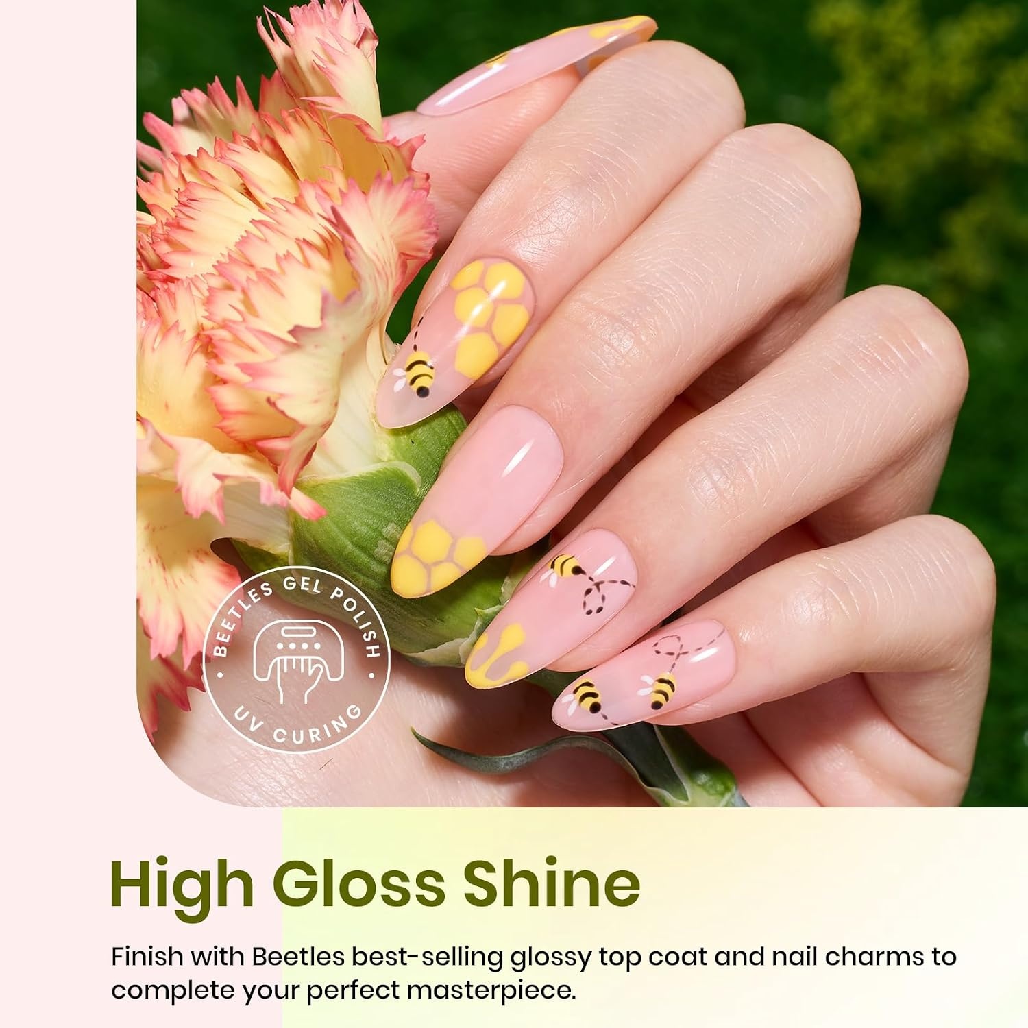 image:imageBeetles Cat Eye Gel Nail Polish Set Gilded Street 6 Colors Fall Gel Polish Glitter Gel Nail Kit Brown Red Gold Green 3D Shimmer Effect Soak Off UV DIY Salon Nail Art Fall Manicure Gift for WomenC Mixed Finishes Buzzy Field